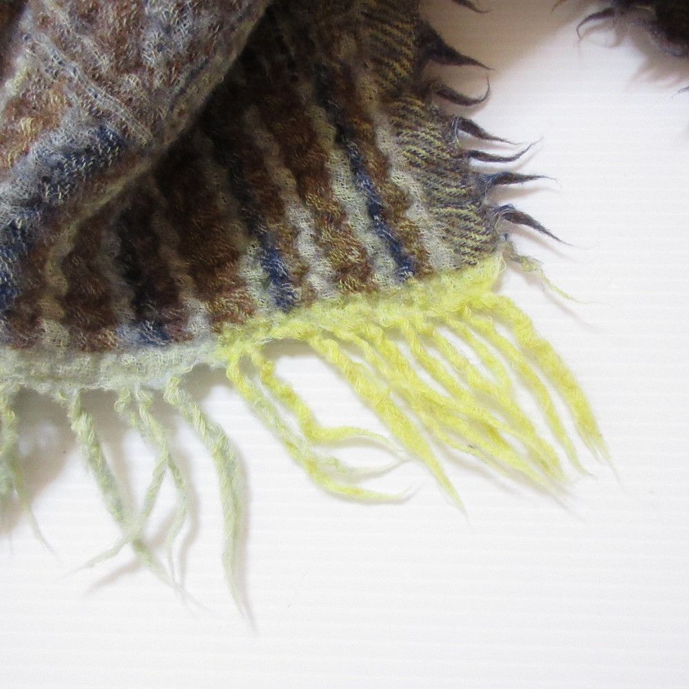 Other 45 45R Indian Wool Jacquard Fringe Stole Others Shawl DUTY FREE for USA Size ONE SIZE - 9 Thumbnail