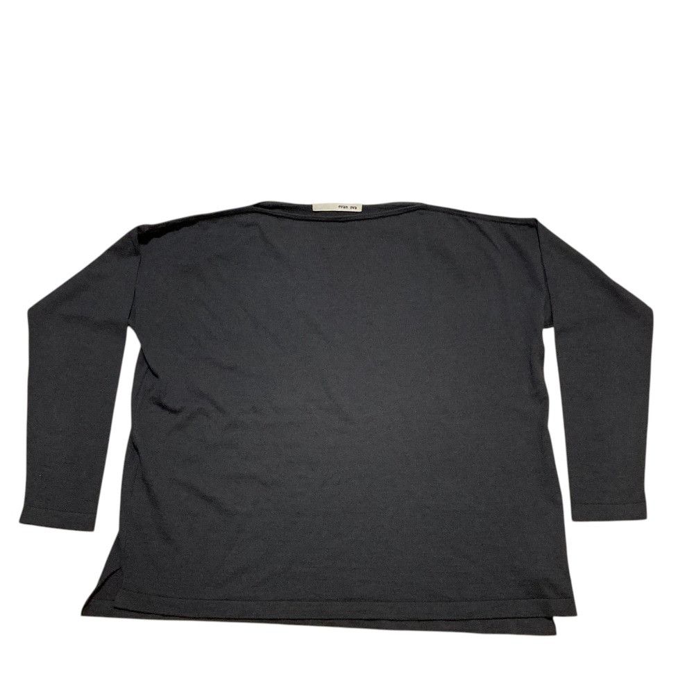 Other Other evam eva wool cotton oversized boat neck knit pullover Textile Tops E223K001 DUTY FREE for USA Size ONE SIZE - 3 Thumbnail