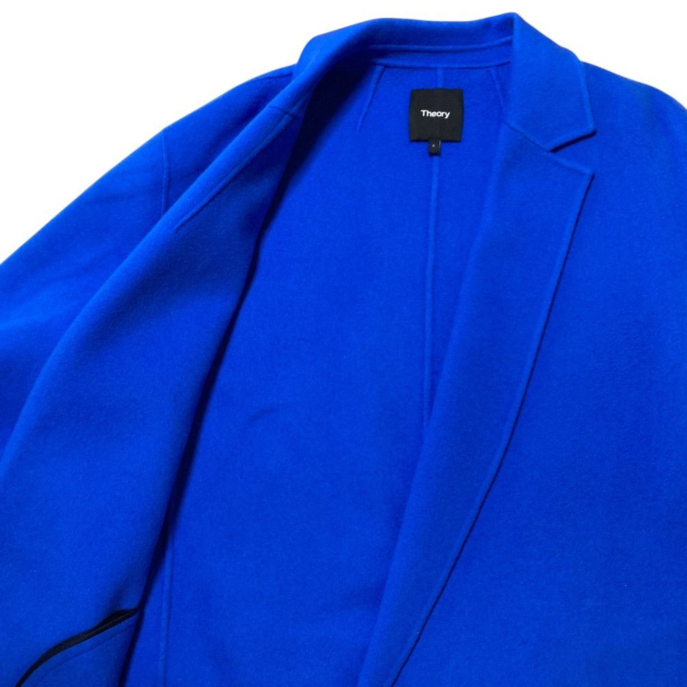 Theory Theory Theory RELAXED COAT DF Wool Cashmere Long Coat Textile Outerwear DUTY FREE for USA Size ONE SIZE - 3 Thumbnail