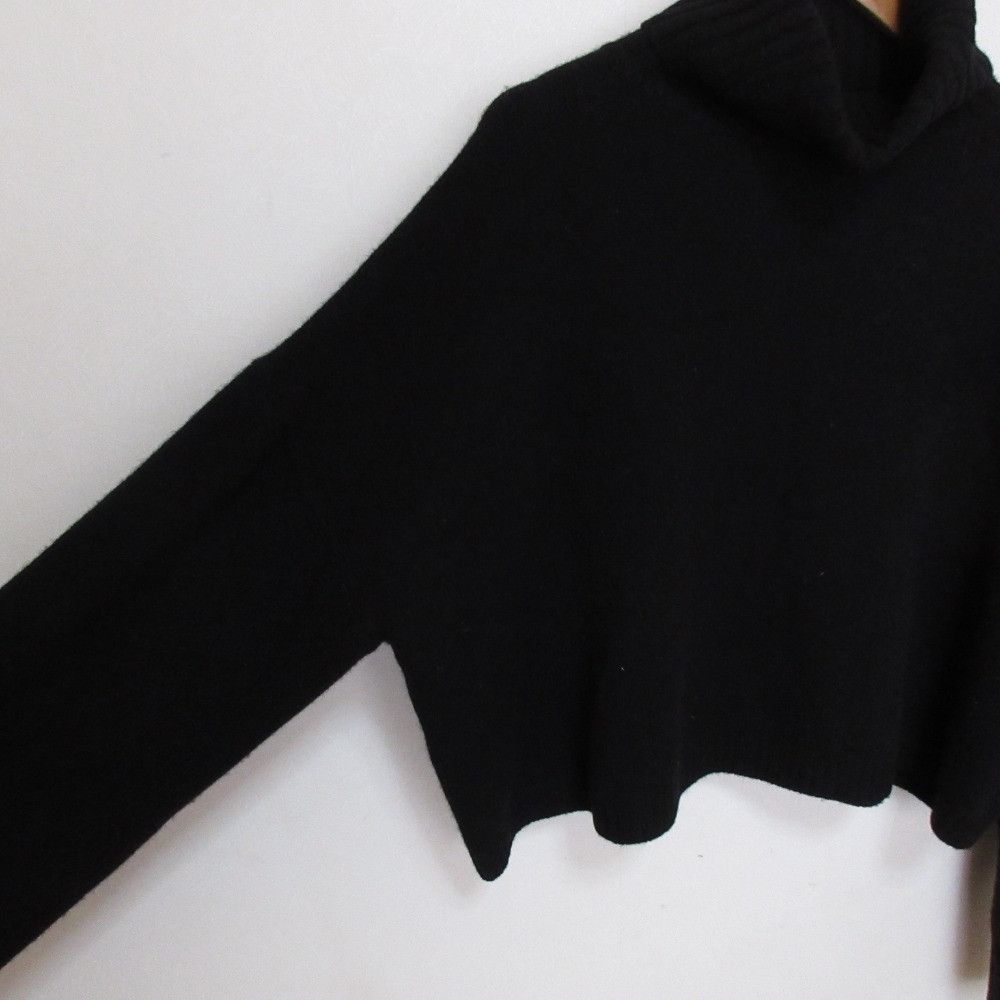 Other Other EVERYDAY I LIKE Wool Cashmere Cropped Turtleneck Sweater Textile Tops DUTY FREE for USA Size ONE SIZE - 5 Thumbnail