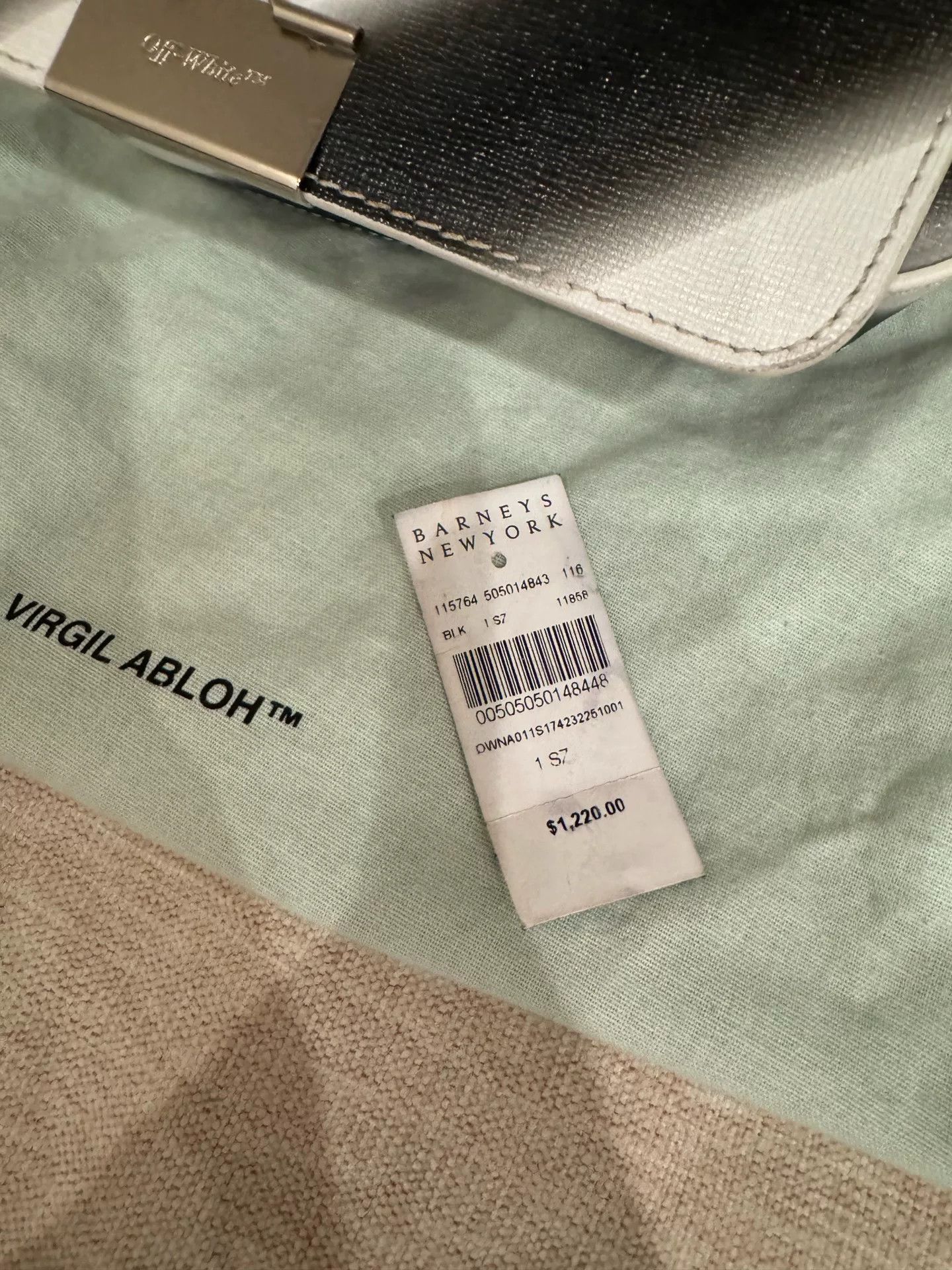 Off-White Off White Black White Clip Tofu Bag Size ONE SIZE - 9 Thumbnail
