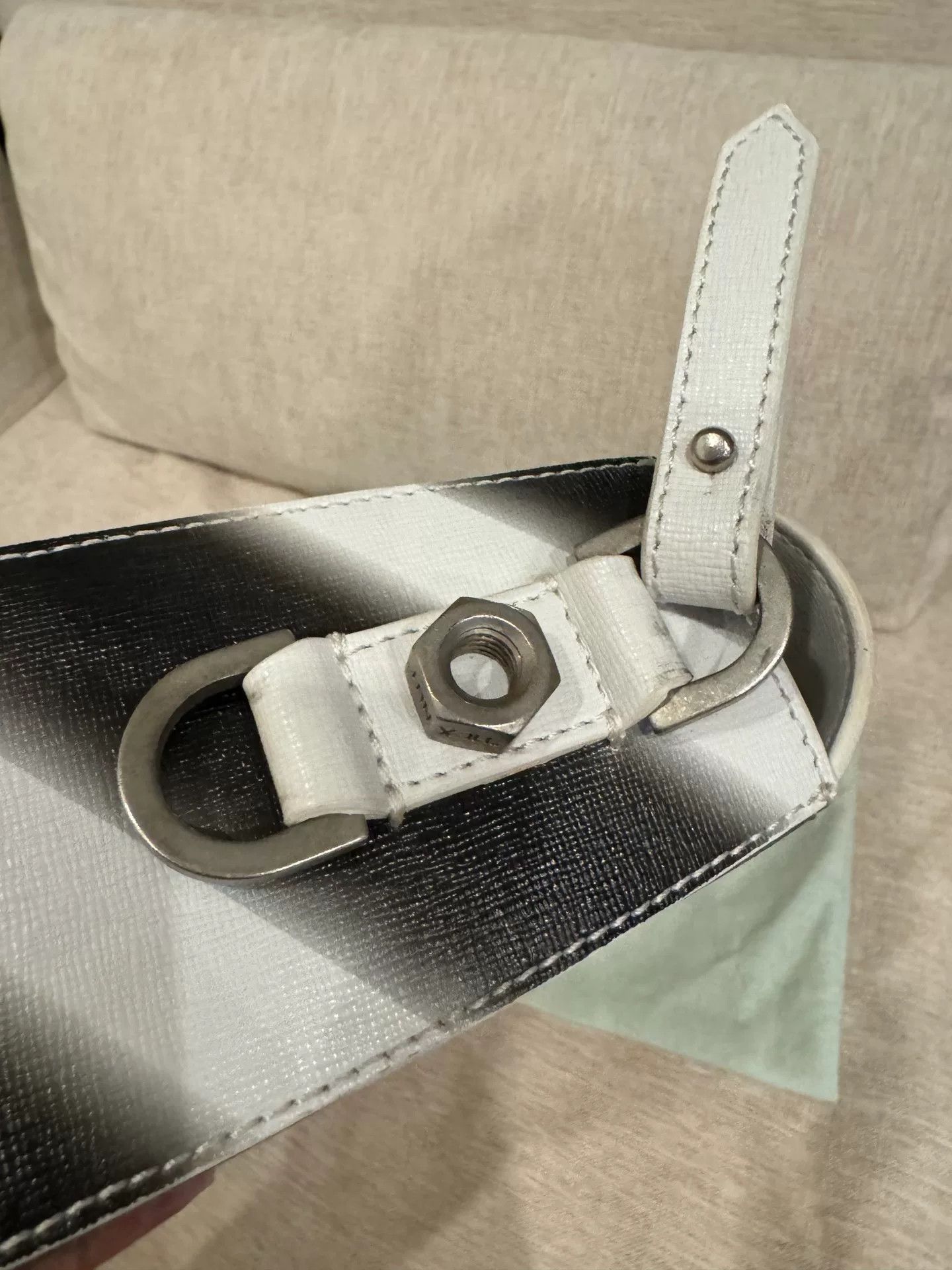 Off-White Off White Black White Clip Tofu Bag Size ONE SIZE - 5 Thumbnail