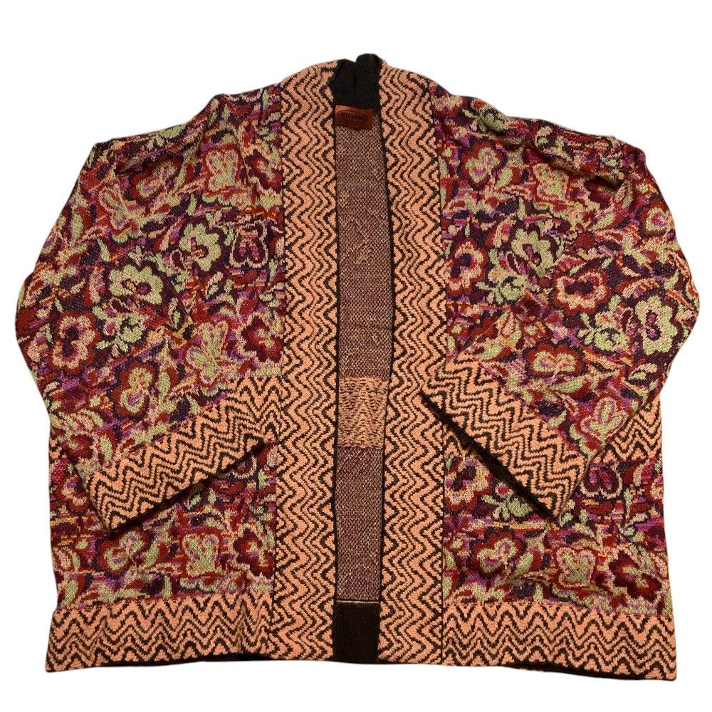 Missoni Missoni Missoni Flower Jacquard Knit Cardigan Textile Tops DUTY FREE for USA Size ONE SIZE - 3 Thumbnail
