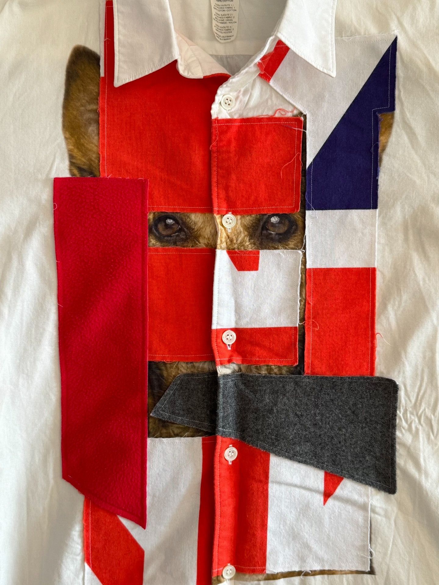 Comme des Garcons Comme des Garçons CDG Patchwork Short Sleeve Shirt Size US S / EU 44-46 / 1 - 2 Thumbnail