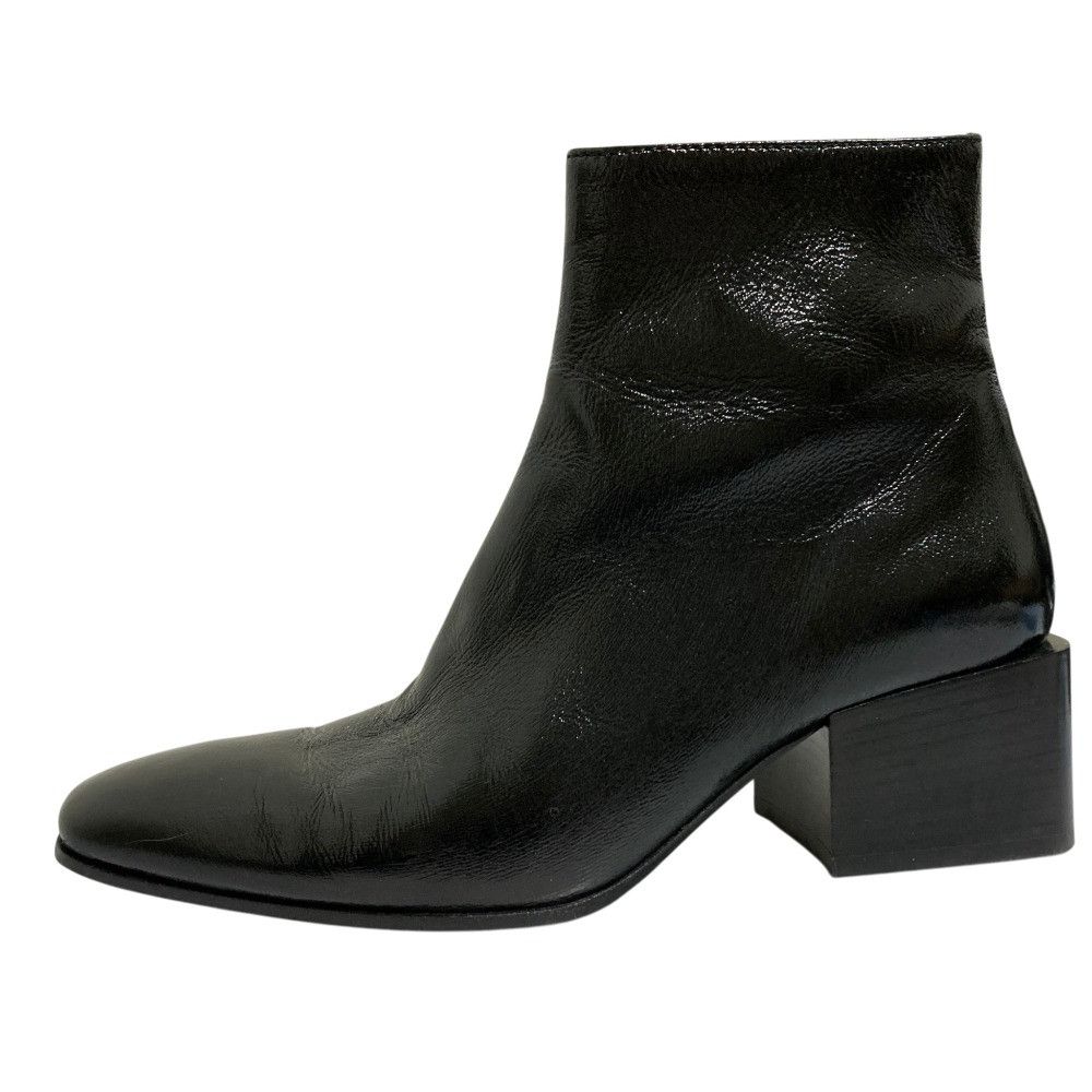 Acne Studios Acne Studios Acne Studios Patent Leather Short Boots Leather Shoes DUTY FREE for USA Size ONE SIZE - 3 Thumbnail