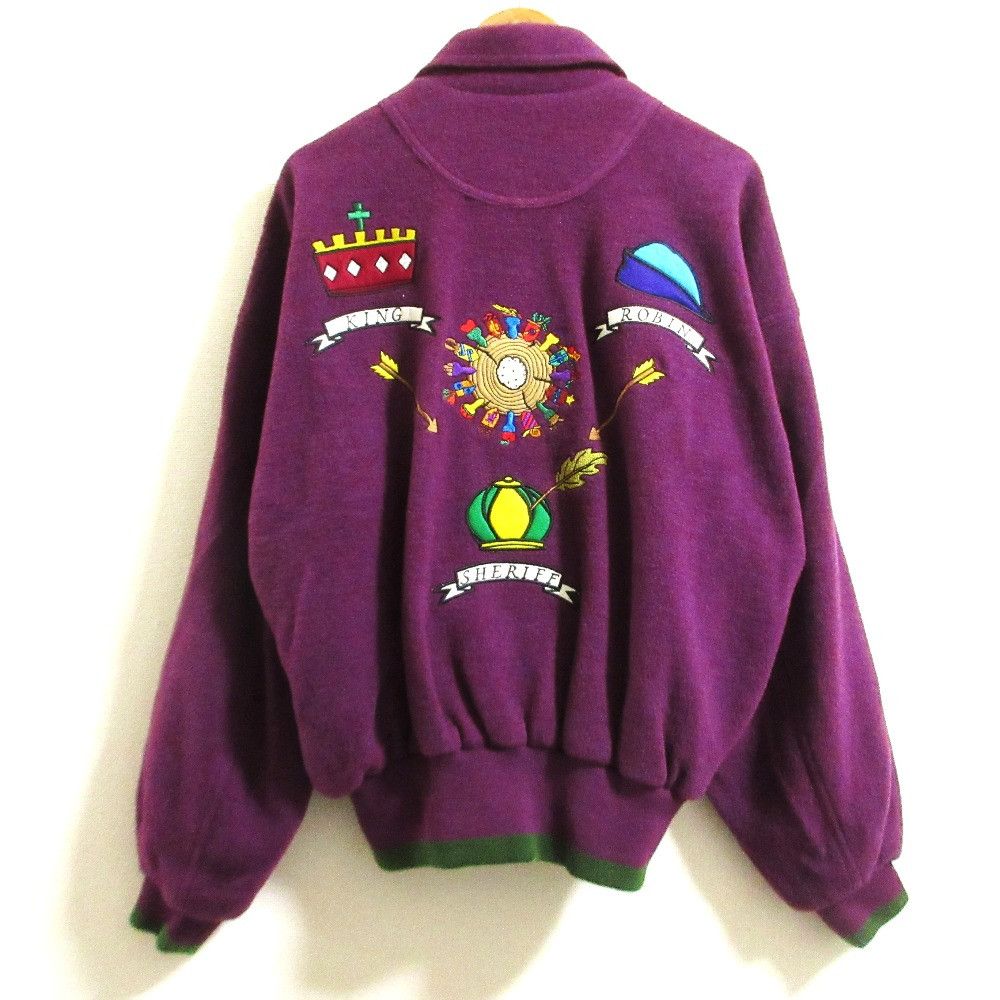 Other Other Castelbajac Embroidered Fleece Jacket Textile Outerwear DUTY FREE for USA Size ONE SIZE - 2 Thumbnail