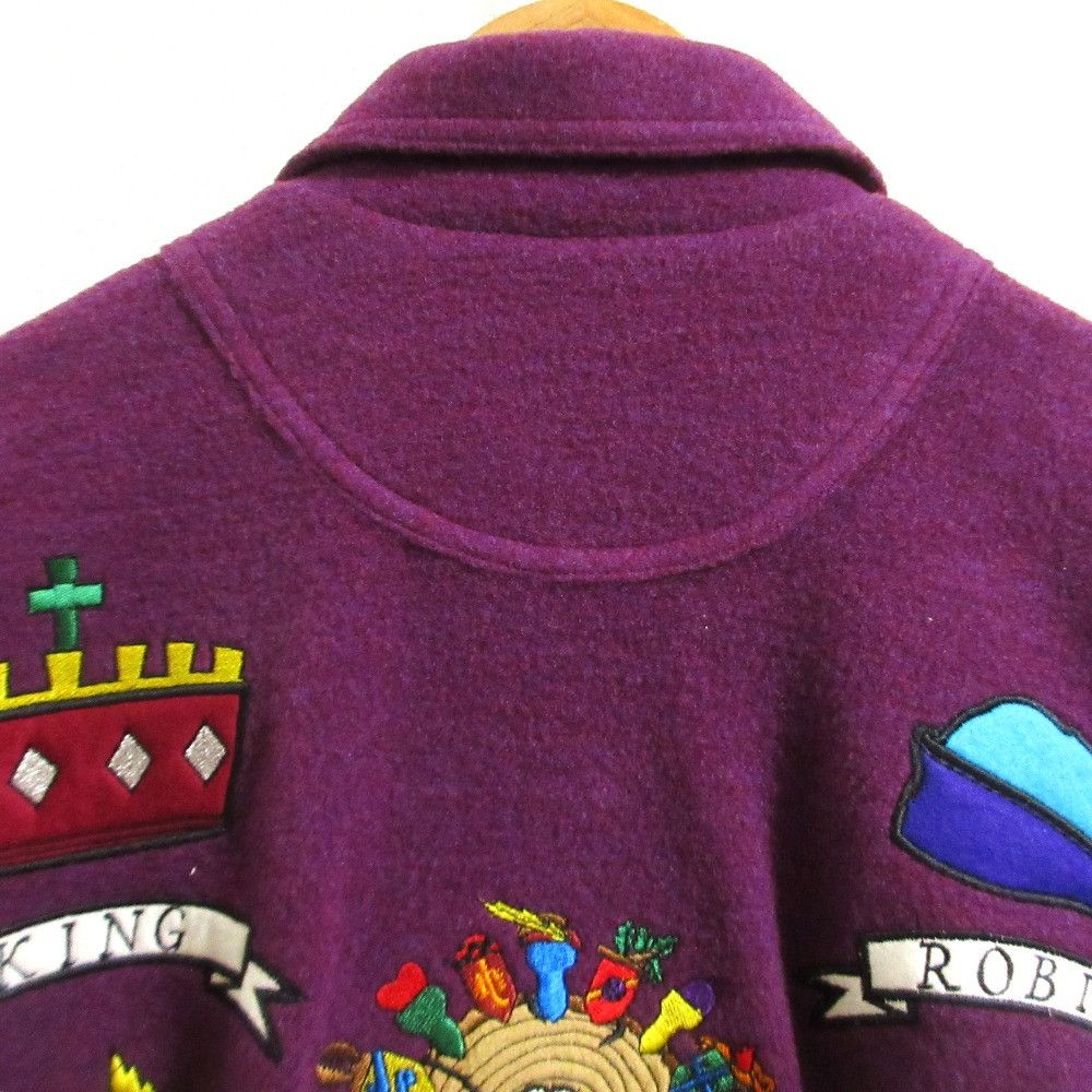 Other Other Castelbajac Embroidered Fleece Jacket Textile Outerwear DUTY FREE for USA Size ONE SIZE - 7 Thumbnail