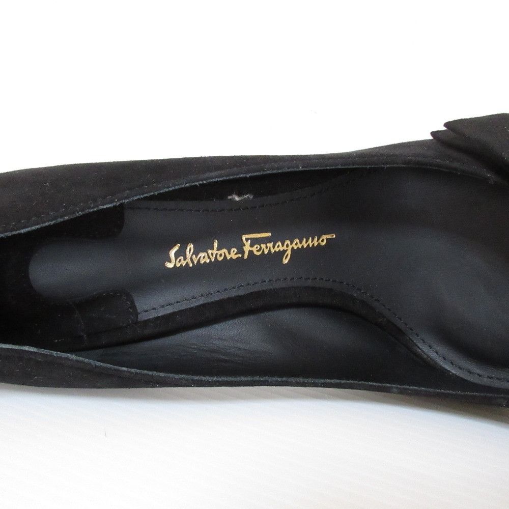 Salvatore Ferragamo Salvatore Ferragamo Salvatore Ferragamo GARLATE Suede Pumps Leather Shoes GARLATE DUTY FREE for USA Size ONE SIZE - 5 Thumbnail
