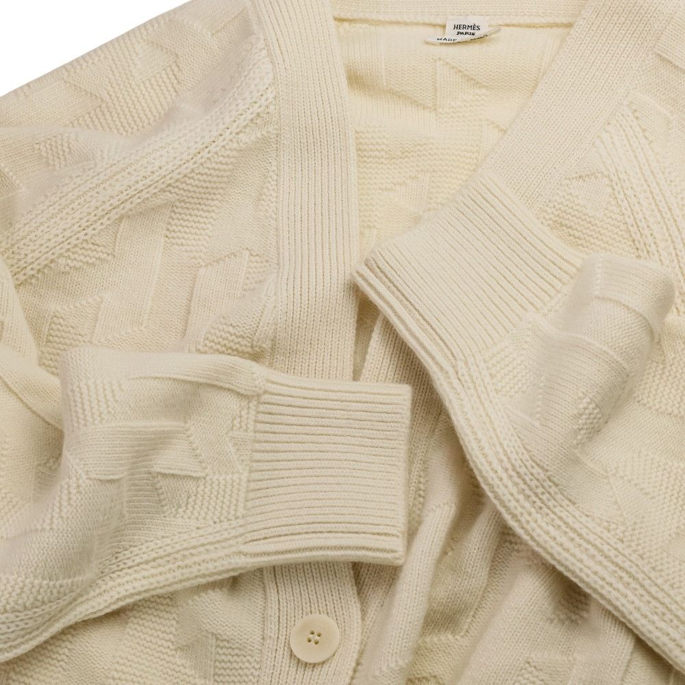 Hermes Hermes Hermes Jacquard Knit Cardigan Textile Tops DUTY FREE for USA Size ONE SIZE - 6 Thumbnail