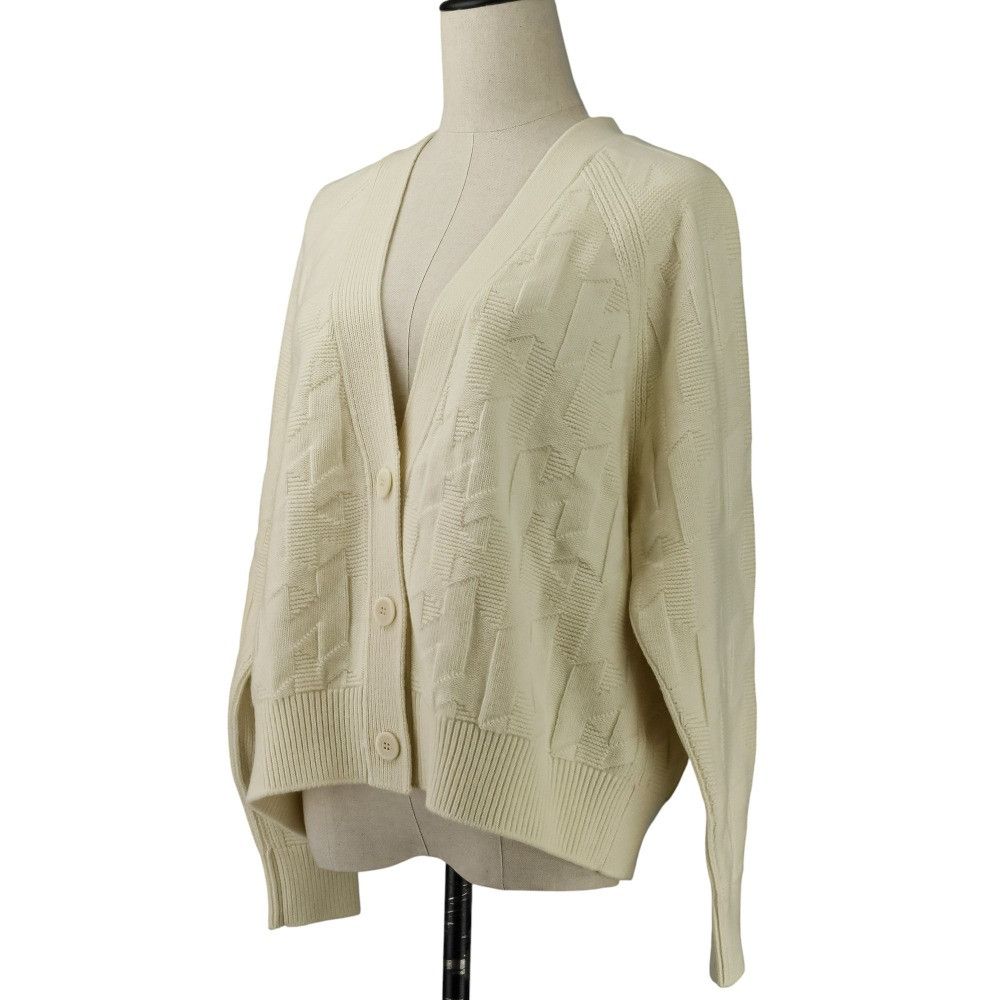 Hermes Hermes Hermes Jacquard Knit Cardigan Textile Tops DUTY FREE for USA Size ONE SIZE - 2 Thumbnail