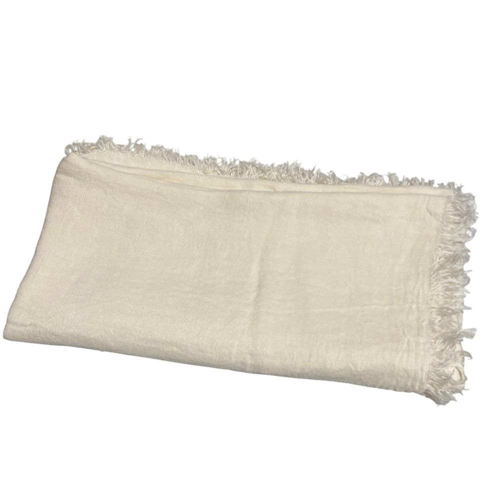 Other Other ASAUCE MELER Linen Large Stole Textile Scarf DUTY FREE for USA Size ONE SIZE - 4 Thumbnail