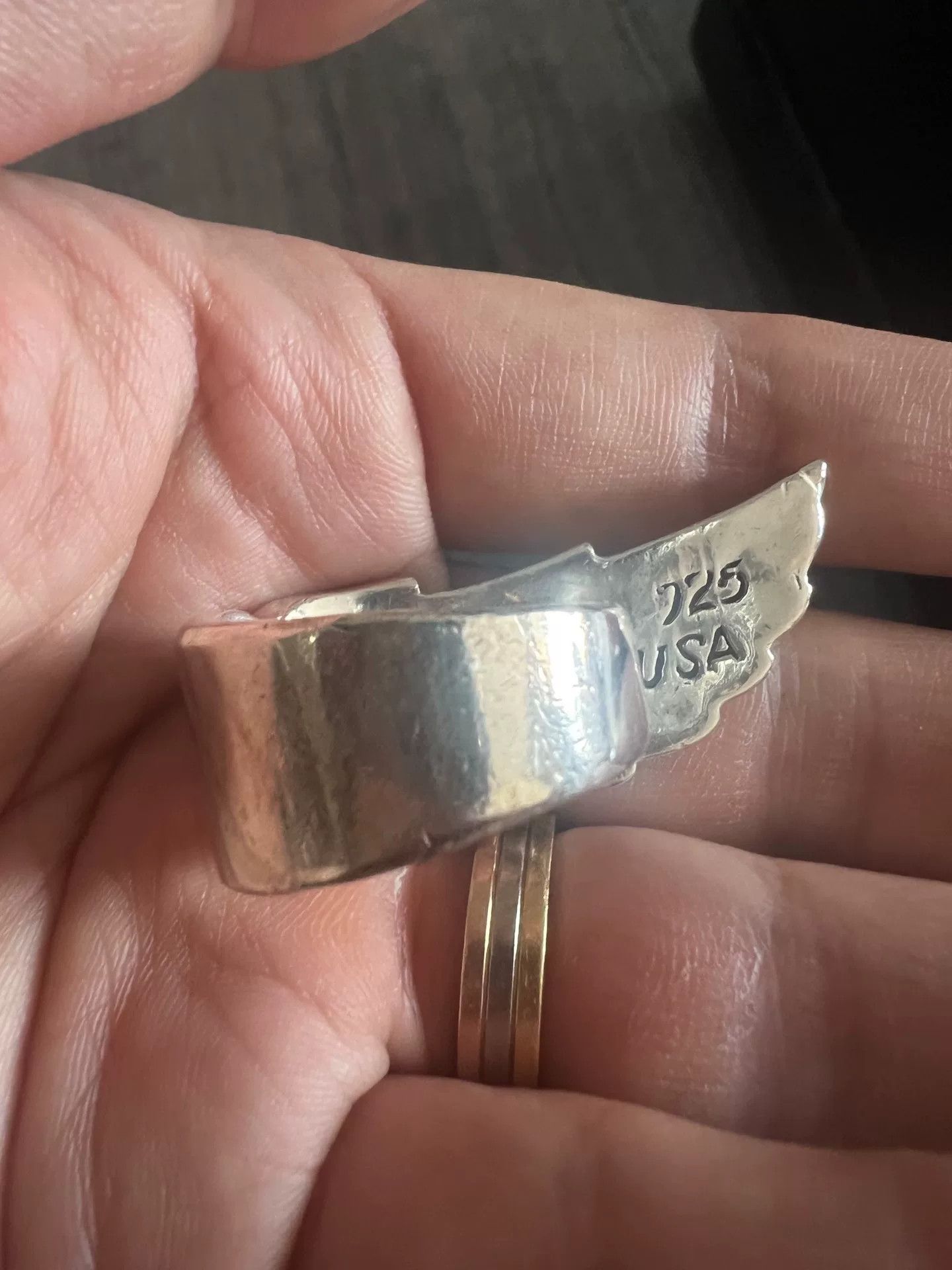 King Baby Studio KingBaby Wings Ring US10 Size ONE SIZE - 3 Thumbnail