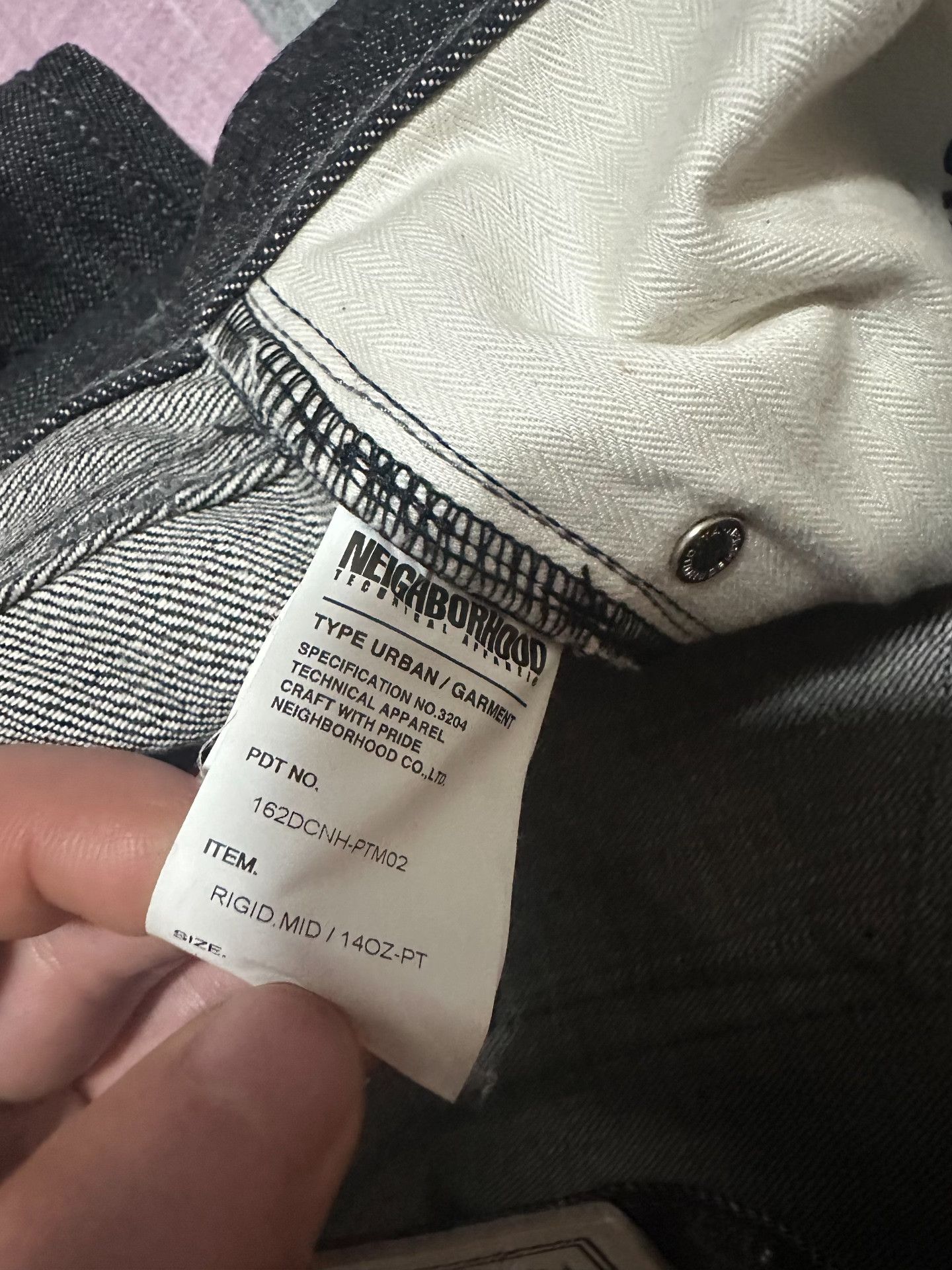 Neighborhood Neighborhood 16aw Raw Denim Jeans Size US 31 - 5 Thumbnail