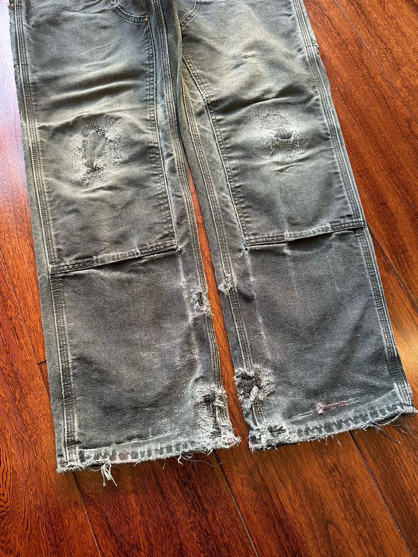 Vintage Vintage Carhartt B01 Faded Double Knee Pants Size US 31 - 3 Thumbnail