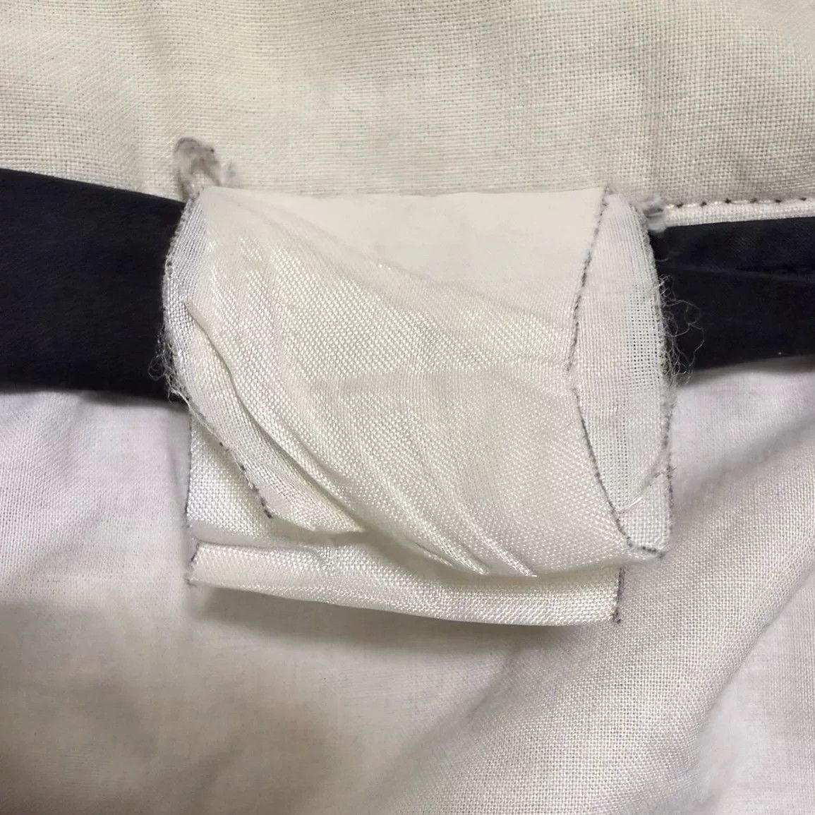 Vintage Vintage Rick Owens Linen Drop-Crotch Shorts Size US 31 - 4 Thumbnail