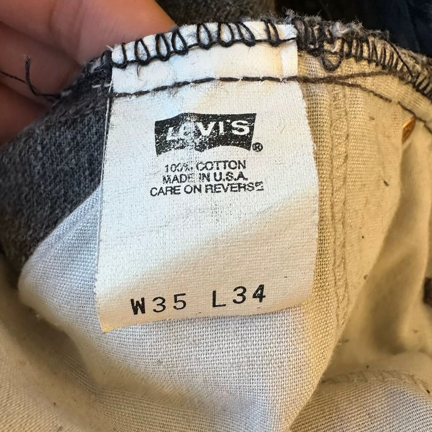 Vintage Vintage Levis 517 Orange Tab Jeans Size US 31 - 4 Thumbnail