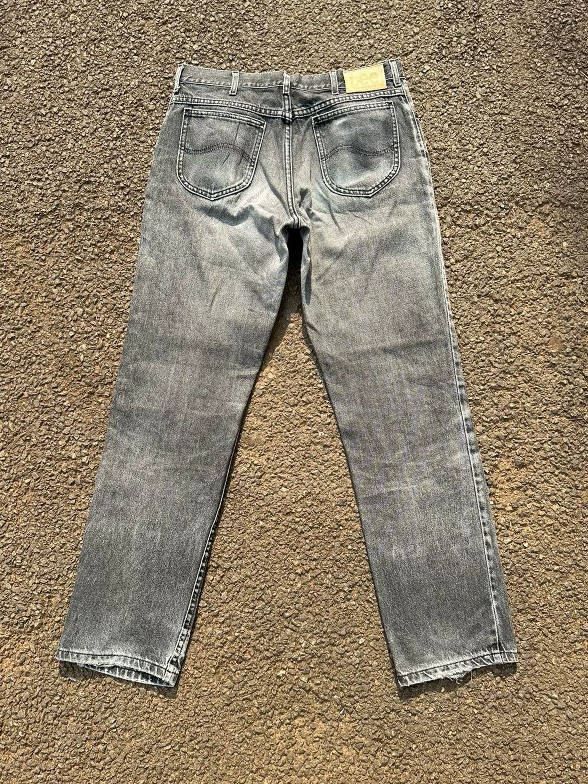 Vintage Vintage Lee 80s American Gray Jeans Size US 31 - 2 Thumbnail