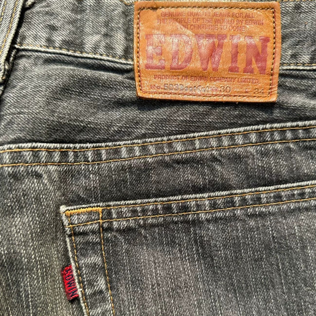 Vintage Vintage Edwin 503 Bootcut Jeans Size US 31 - 3 Thumbnail