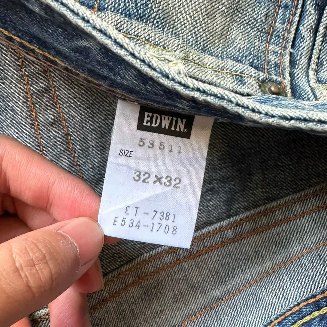 Vintage Vintage EDWIN Jeans Size US 31 - 4 Thumbnail