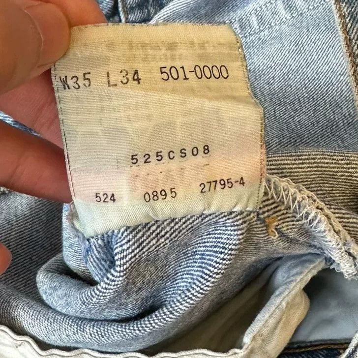 Vintage Vintage 90s Levi's 501xx Jeans Size US 31 - 5 Thumbnail