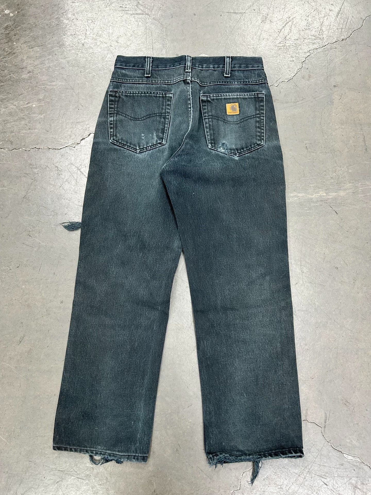 Vintage Vintage Carhartt Distressed Denim Jeans Size US 31 - 5 Thumbnail