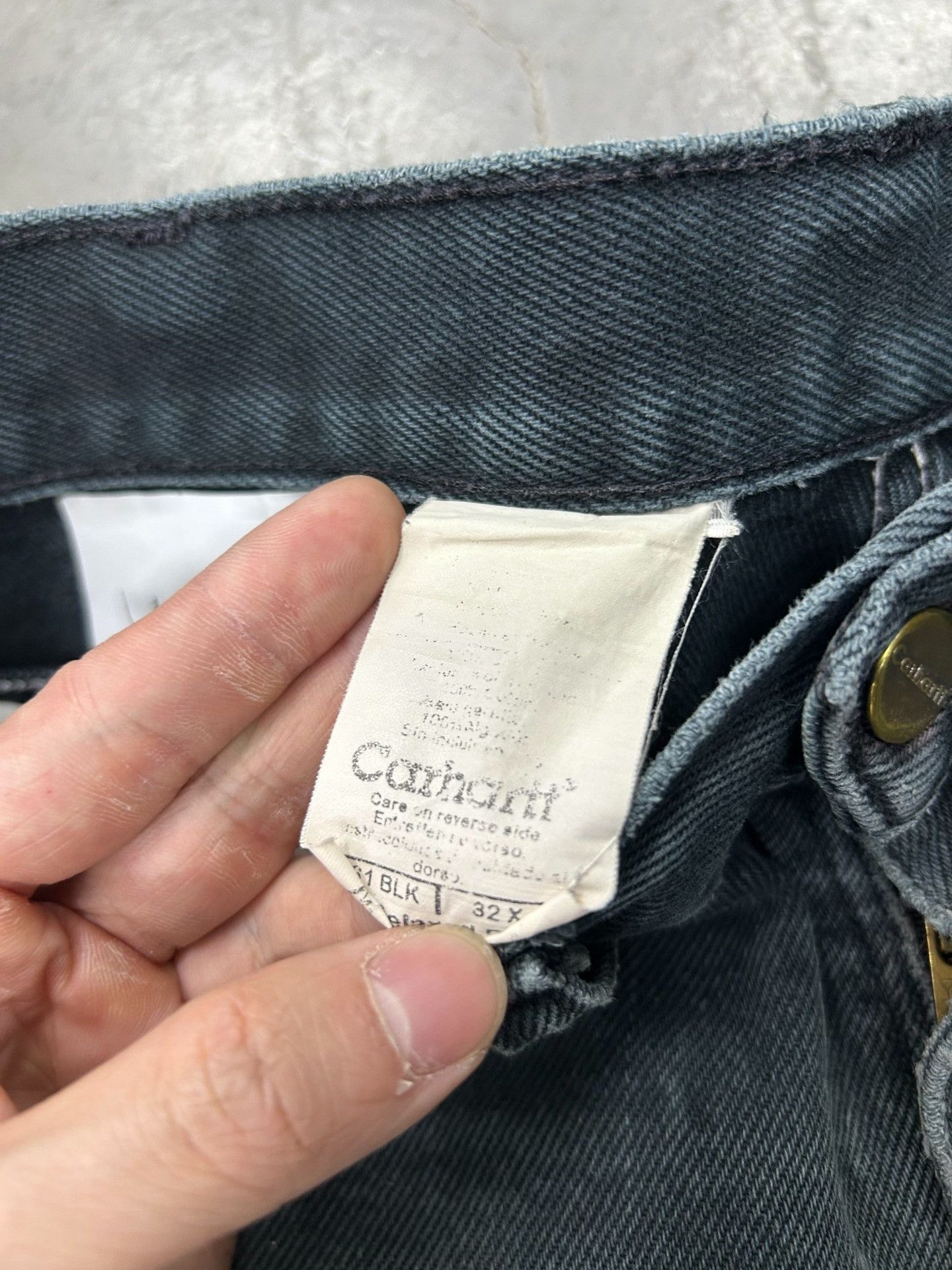 Vintage Vintage Carhartt Distressed Denim Jeans Size US 31 - 4 Thumbnail