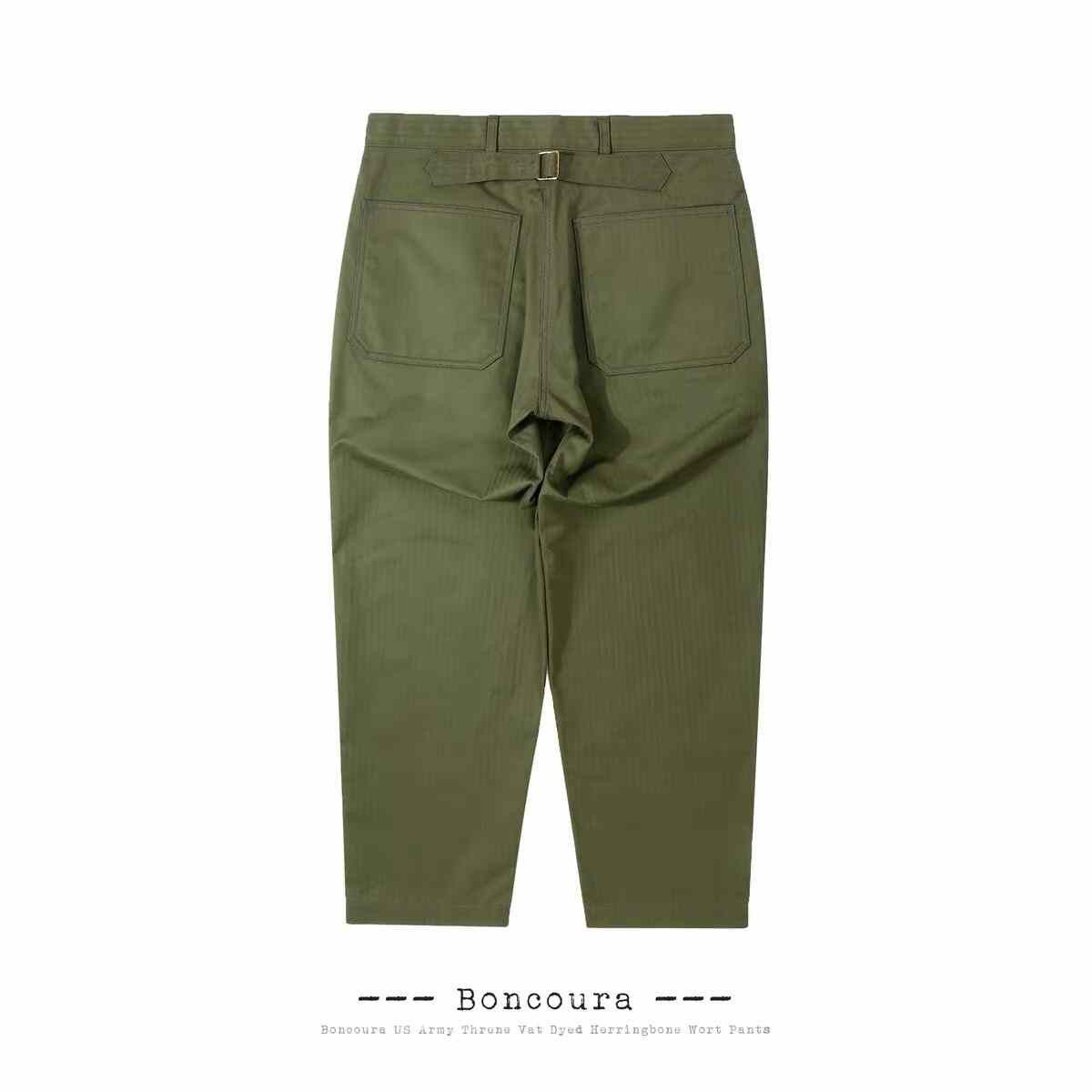 BONCOURA BONCOURA US ARMY HBT WORK PANTS Size US 31 - 2 Thumbnail