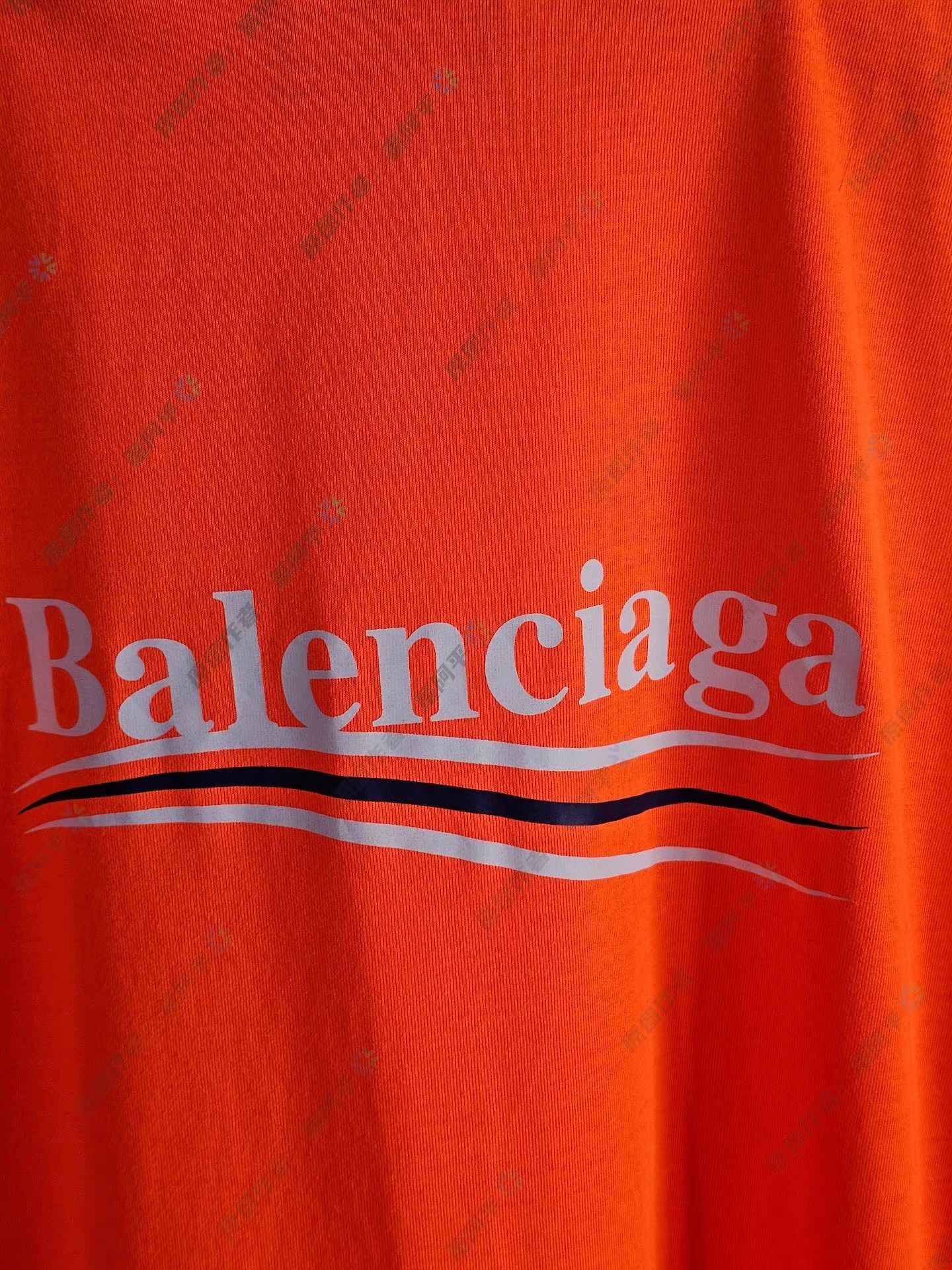 Balenciaga Orange Short-Sleeve Crew Neck T-Shirt Size US XS / EU 42 / 0 - 5 Thumbnail