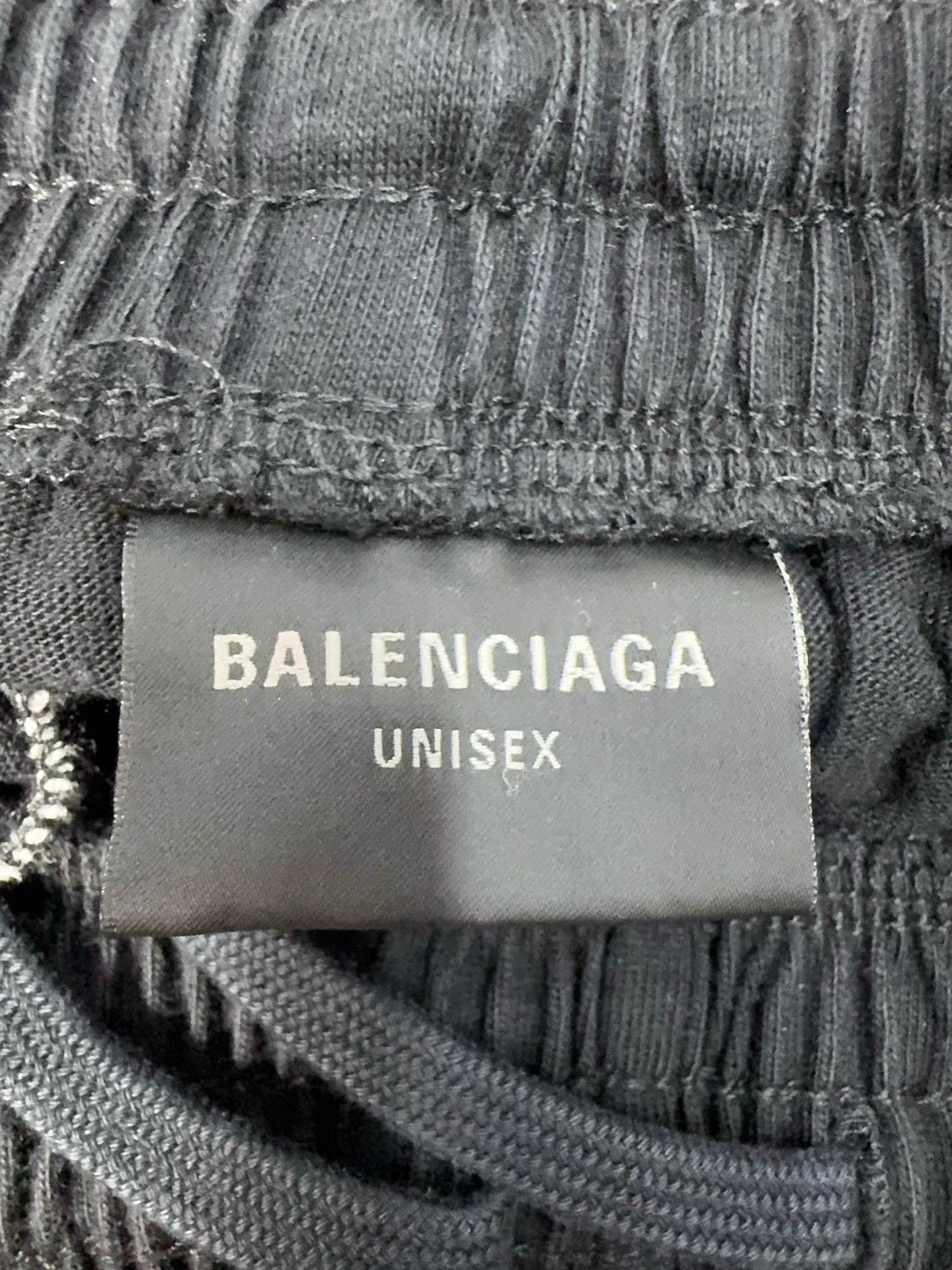 Balenciaga Black Athletic Shorts with Emblem, Size 32 Size US 32 / EU 48 - 4 Thumbnail