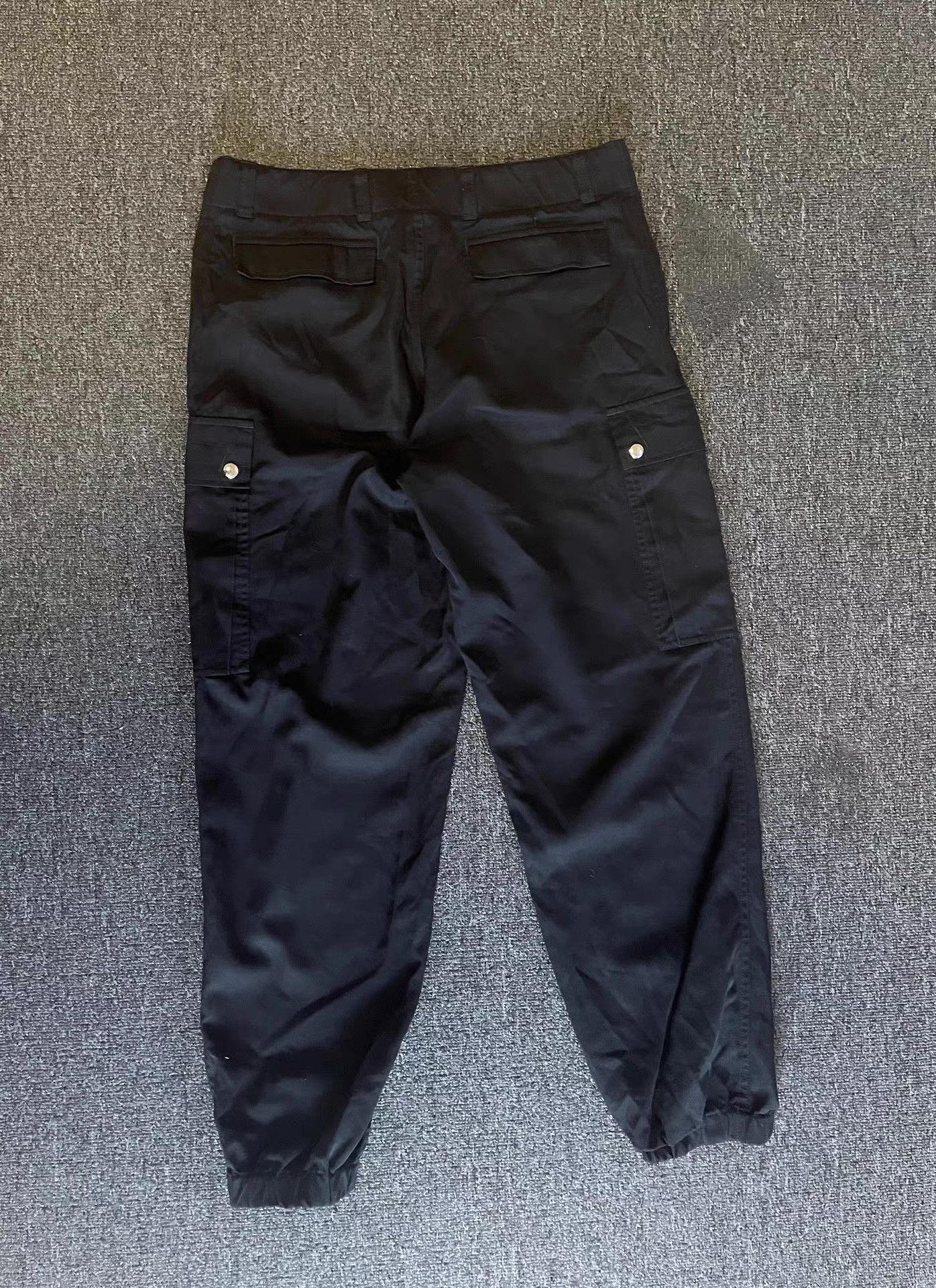 Dior Black Cargo Pants with Side Pockets Size US 34 / EU 50 - 3 Thumbnail