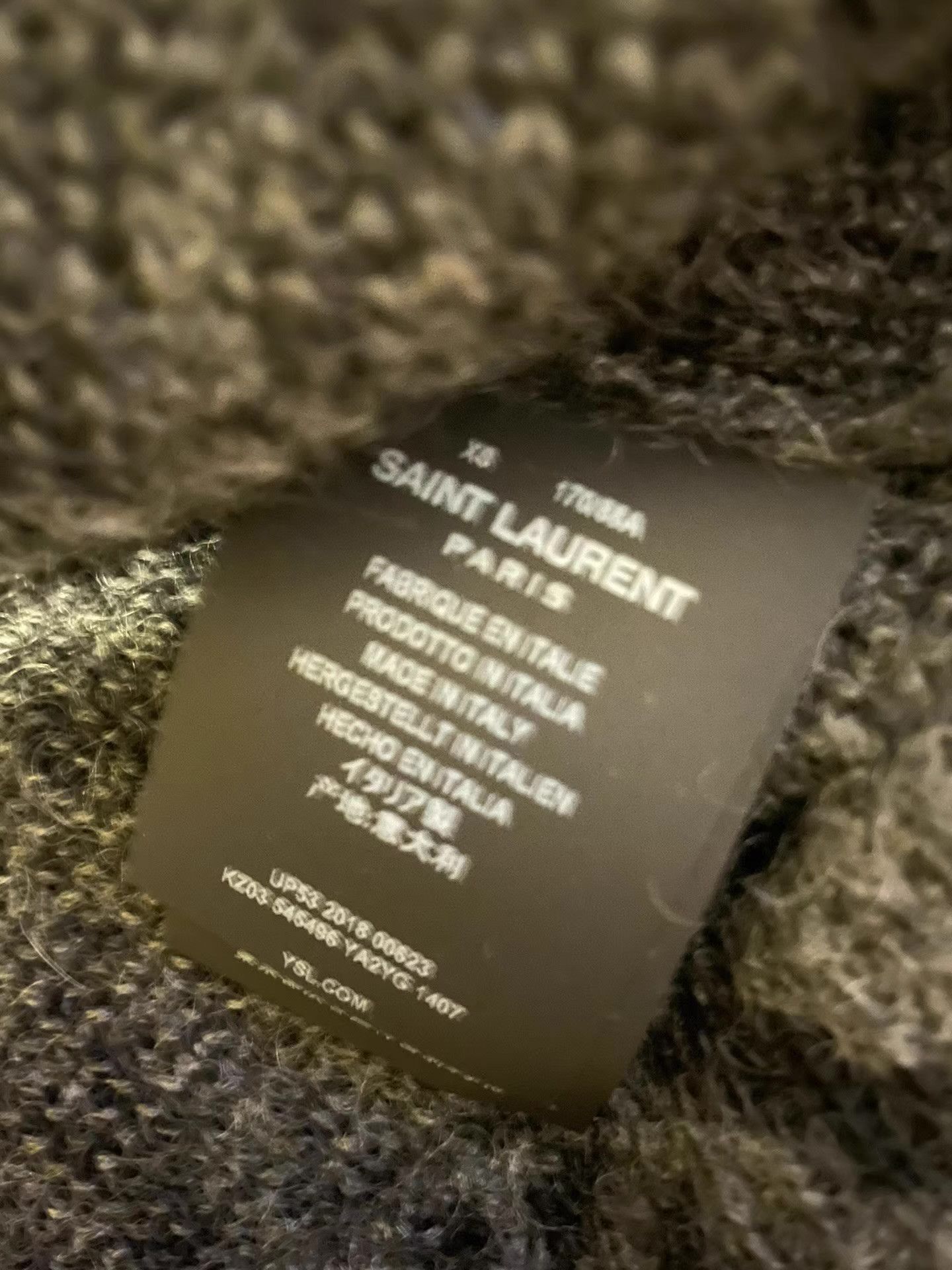 Saint Laurent Paris Multi Pattern Knit Sweater XS Size US XS / EU 42 / 0 - 3 Thumbnail