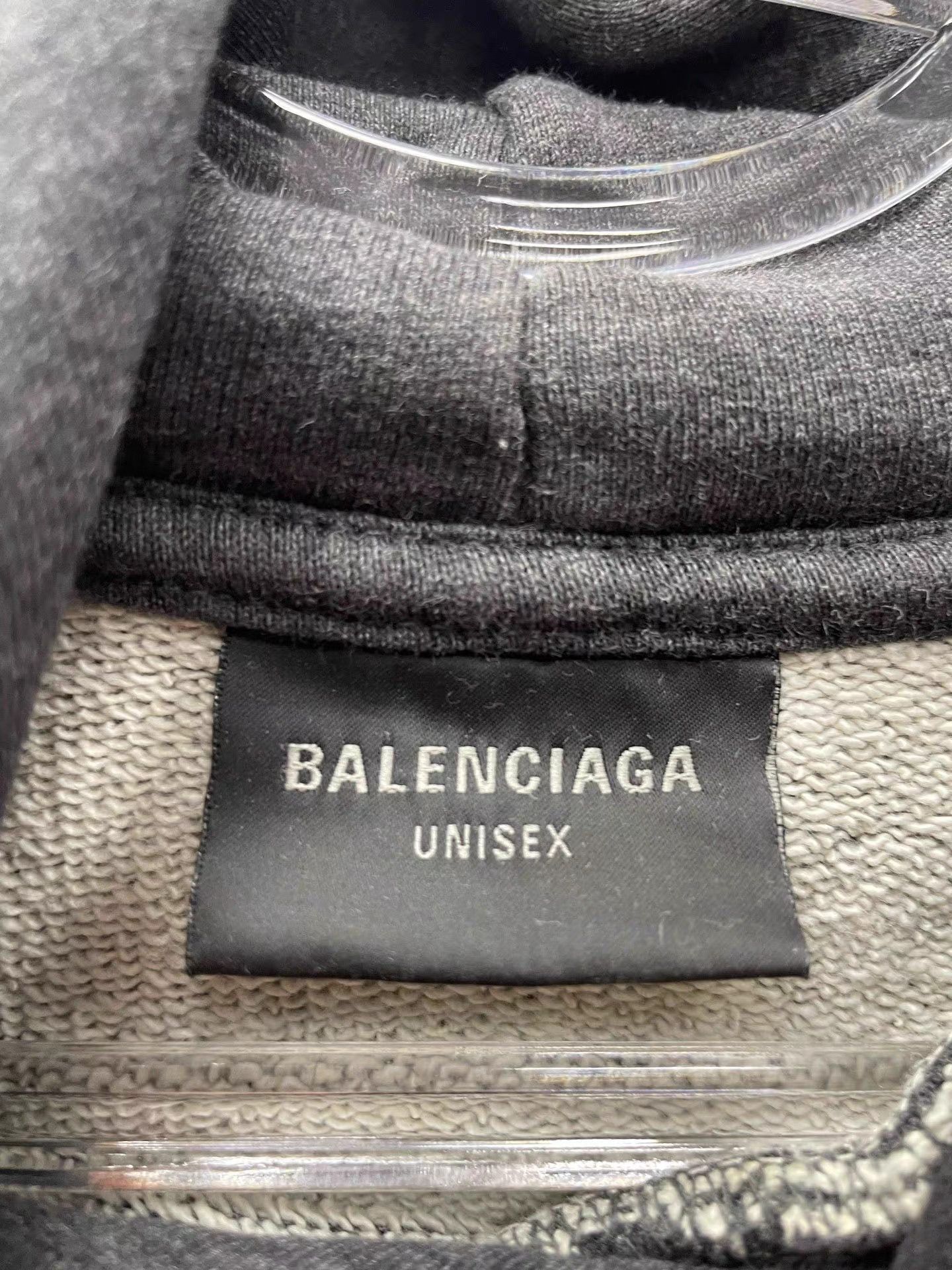 Balenciaga Gray Oversized Hoodie with Front Pocket Size US L / EU 52-54 / 3 - 4 Thumbnail