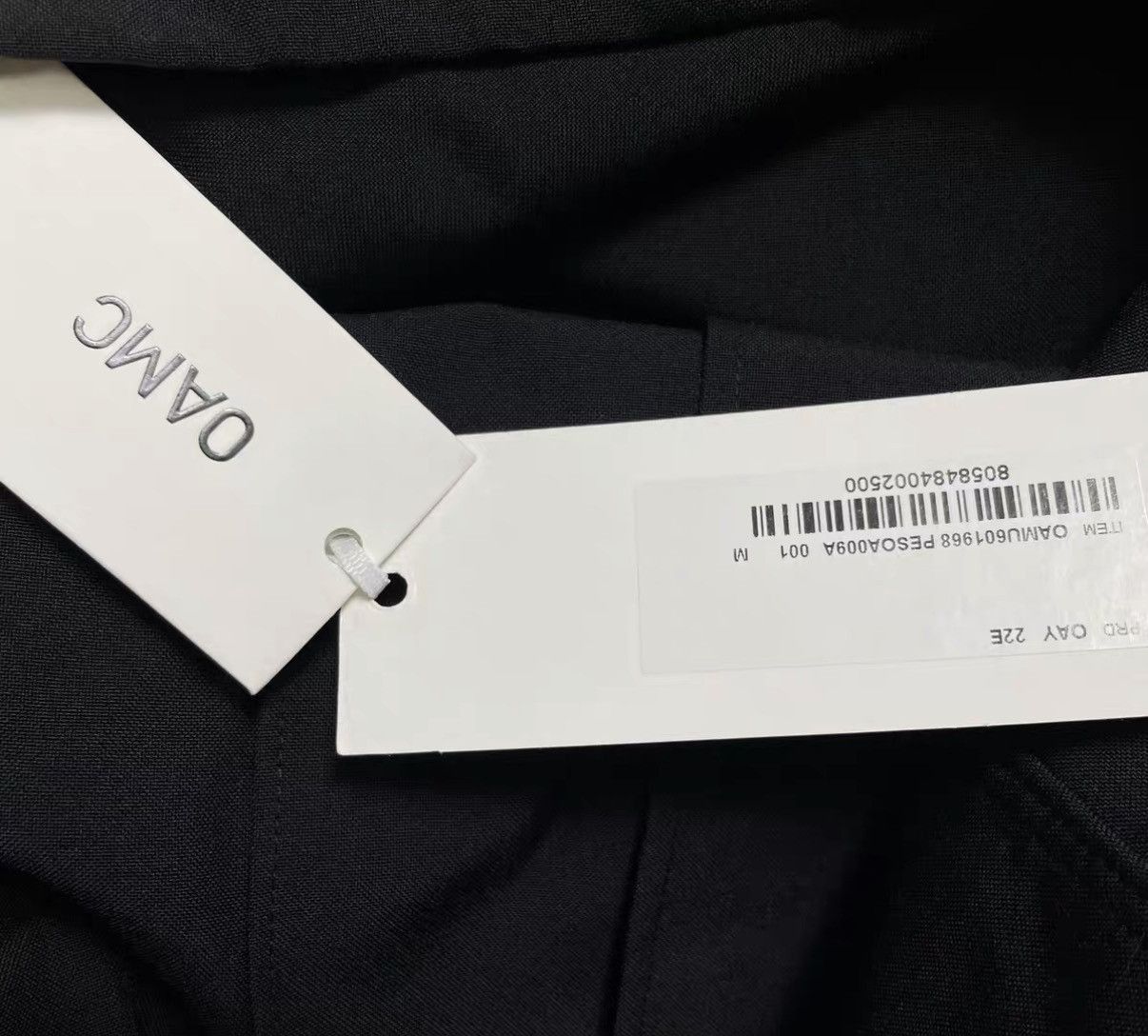 OAMC Black Long Sleeve Button-Up Shirt with Back Graphic Size US M / EU 48-50 / 2 - 7 Thumbnail
