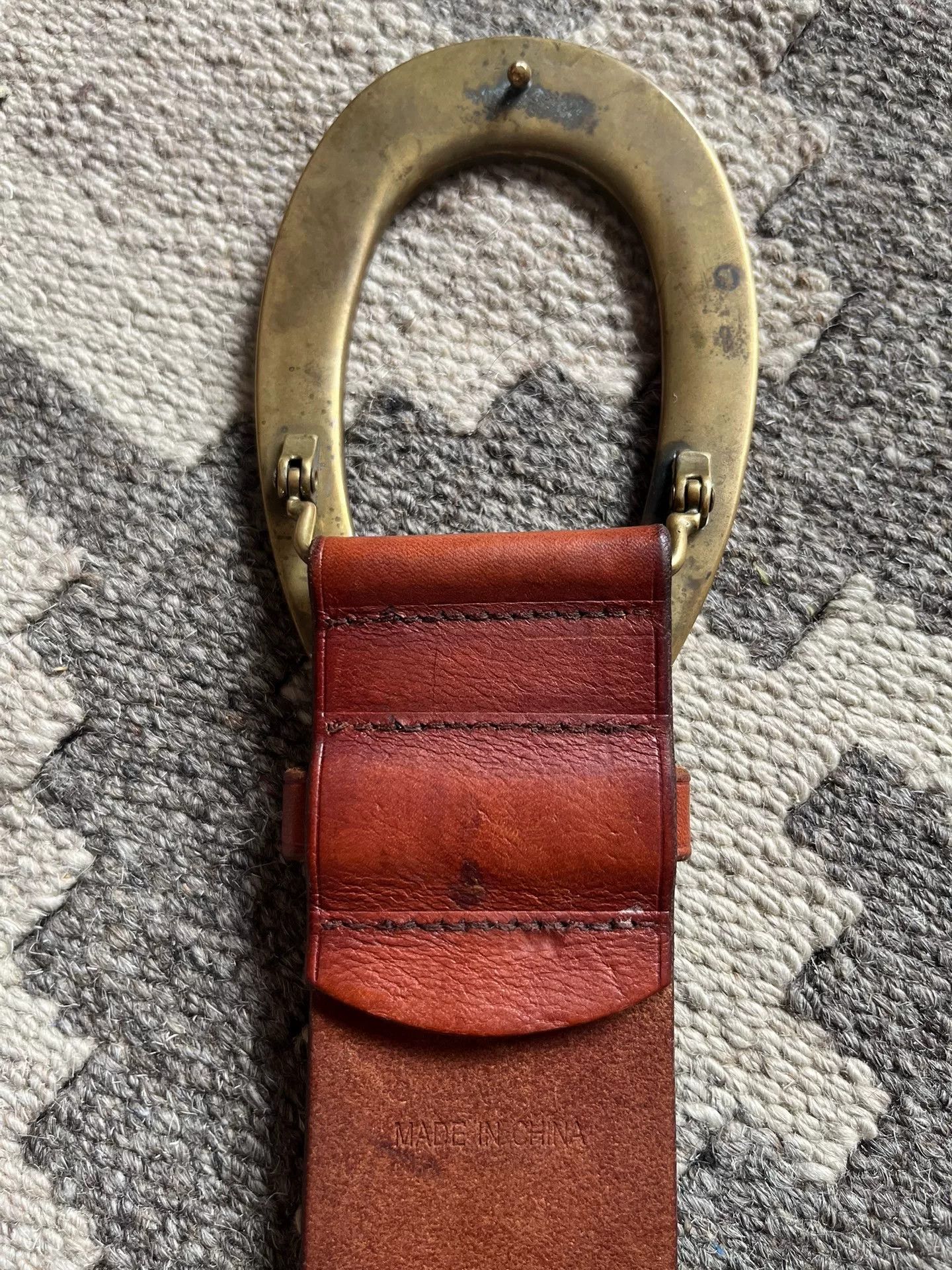 Ralph Lauren Purple Label Ralph Lauren RL67 Horseshoe Buckle Belt Size ONE SIZE - 7 Thumbnail