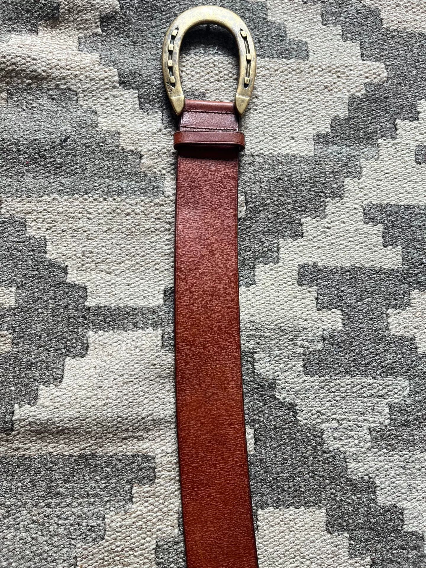 Ralph Lauren Purple Label Ralph Lauren RL67 Horseshoe Buckle Belt Size ONE SIZE - 4 Thumbnail