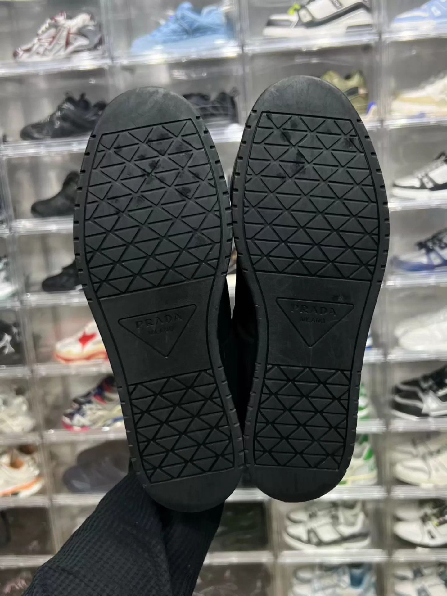 Prada Black Low-Top Sneakers Size 8.5 Size US 8.5 / EU 41-42 - 8 Thumbnail