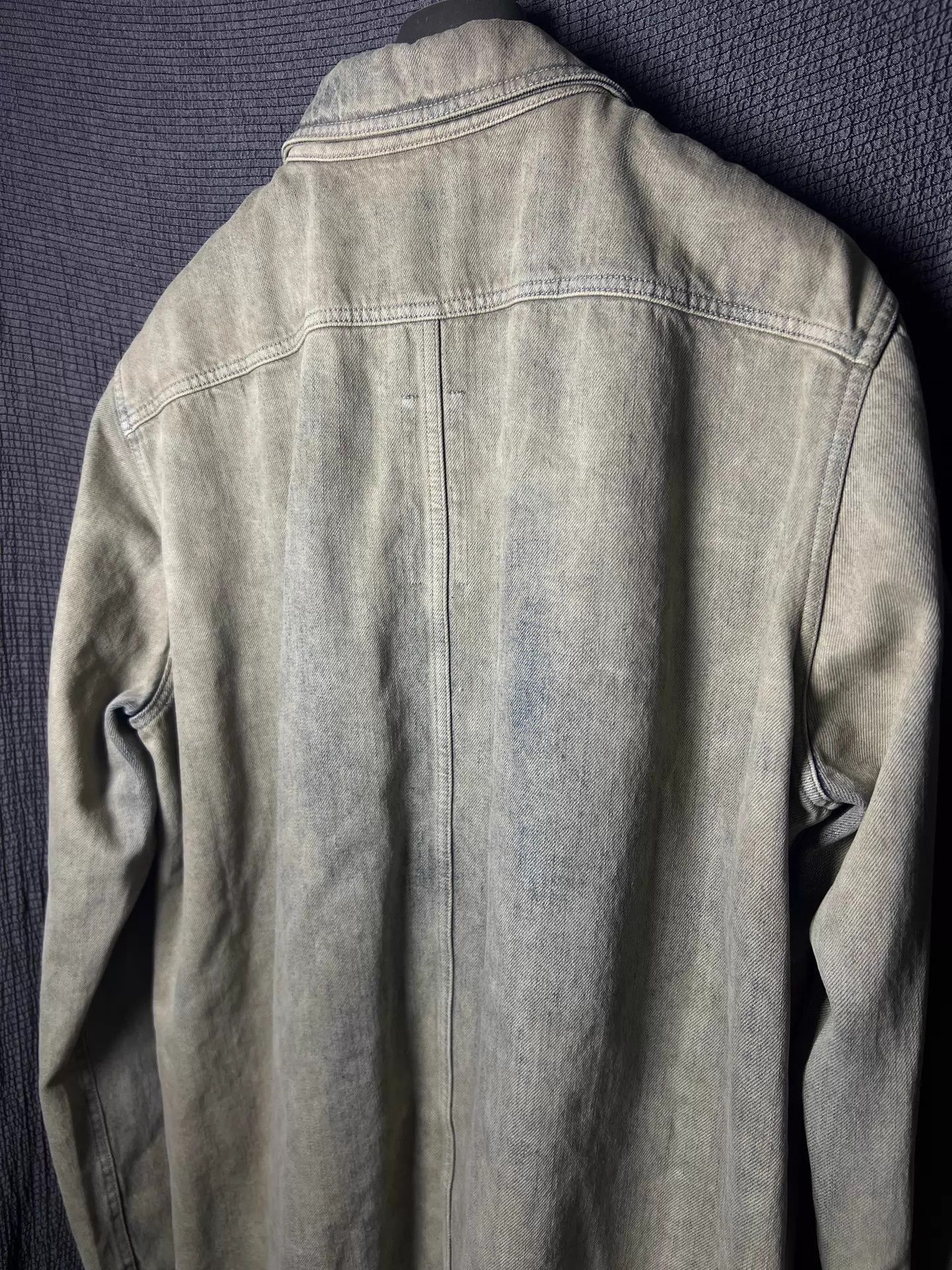 Rick Owens Distressed Multi-Color Button-Up Shirt Size US M / EU 48-50 / 2 - 3 Thumbnail