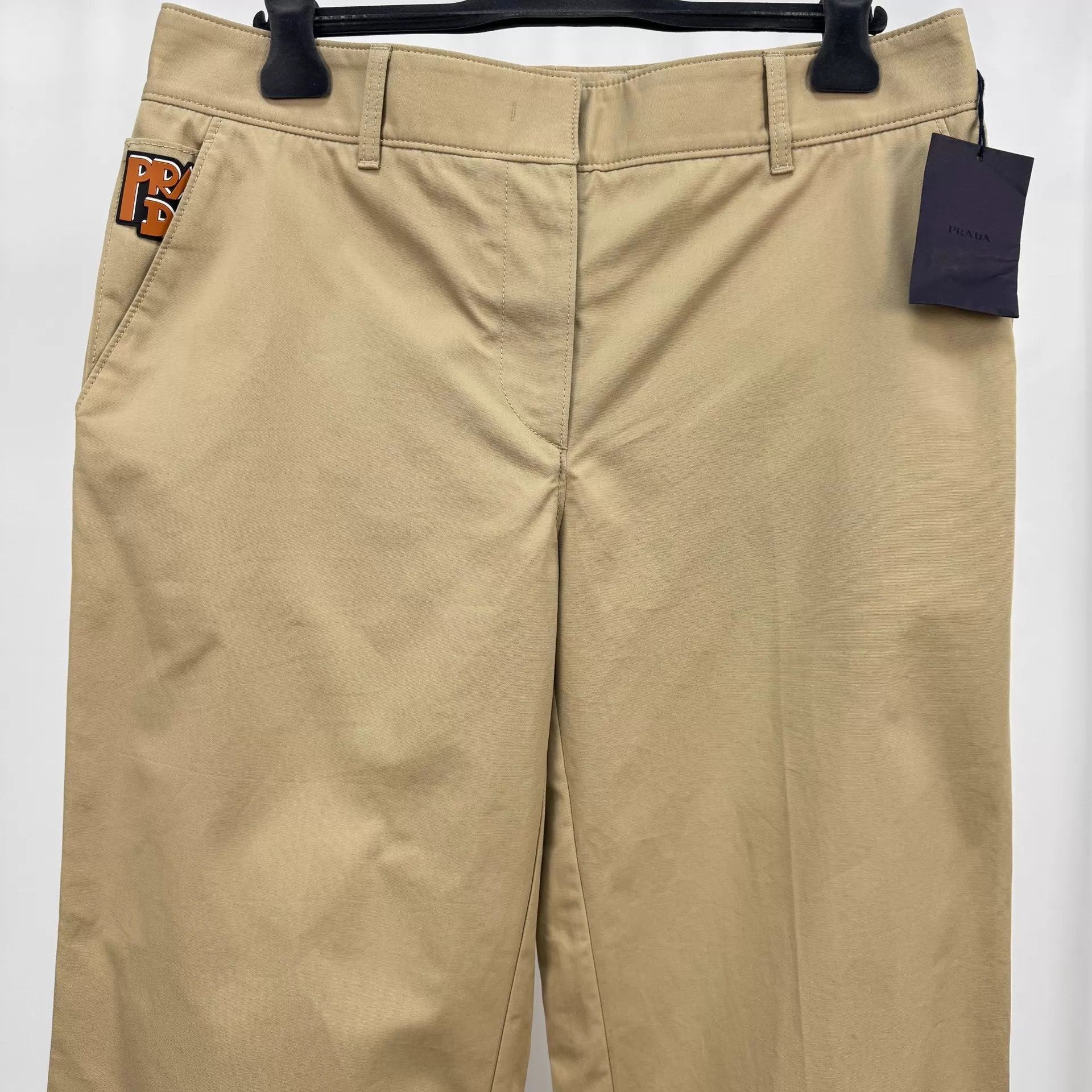 Prada Beige Cropped Pants Size 30 Size US 30 / EU 46 - 3 Thumbnail