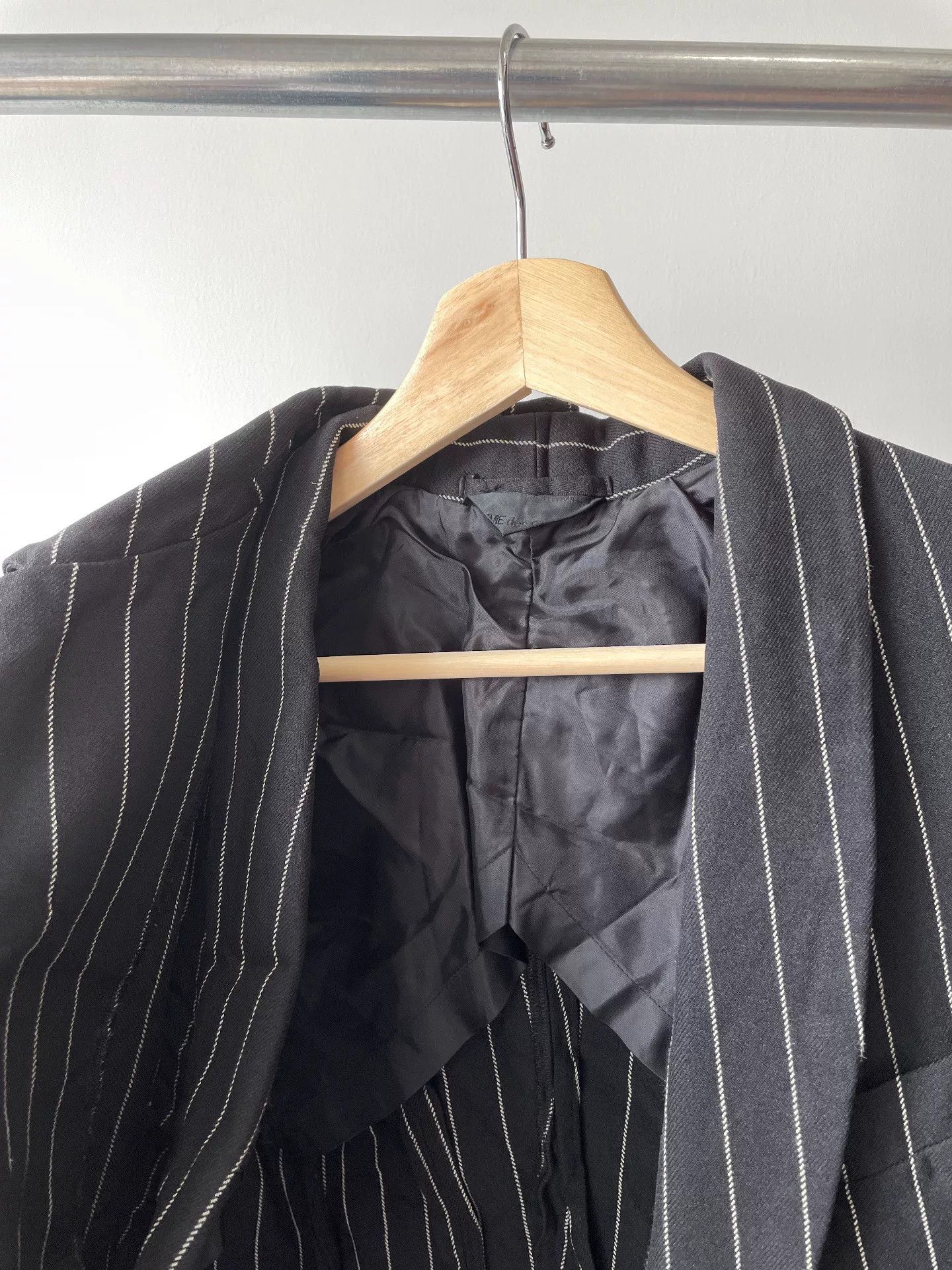 Comme des Garcons Comme des Garçons Stripe Deconstructed Blazer Size US S / EU 44-46 / 1 - 2 Thumbnail