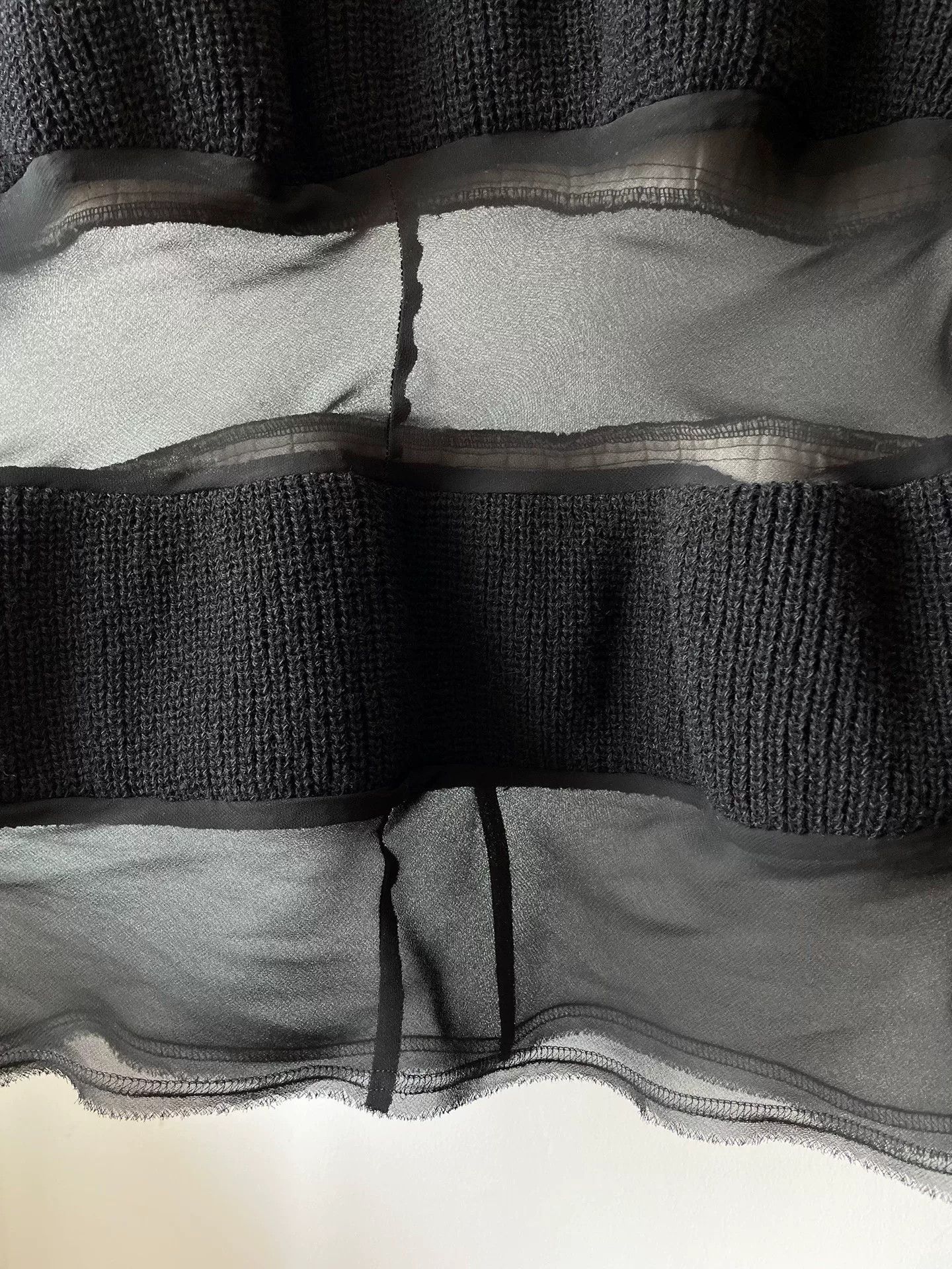 Comme des Garcons Comme des Garcons Tulle Panel Skirt Set Size 34" / US 12 / IT 48 - 4 Thumbnail