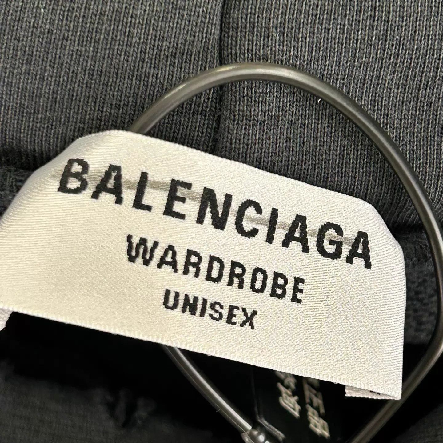 Balenciaga Gray Oversized Hoodie with Front Pocket Size US M / EU 48-50 / 2 - 3 Thumbnail