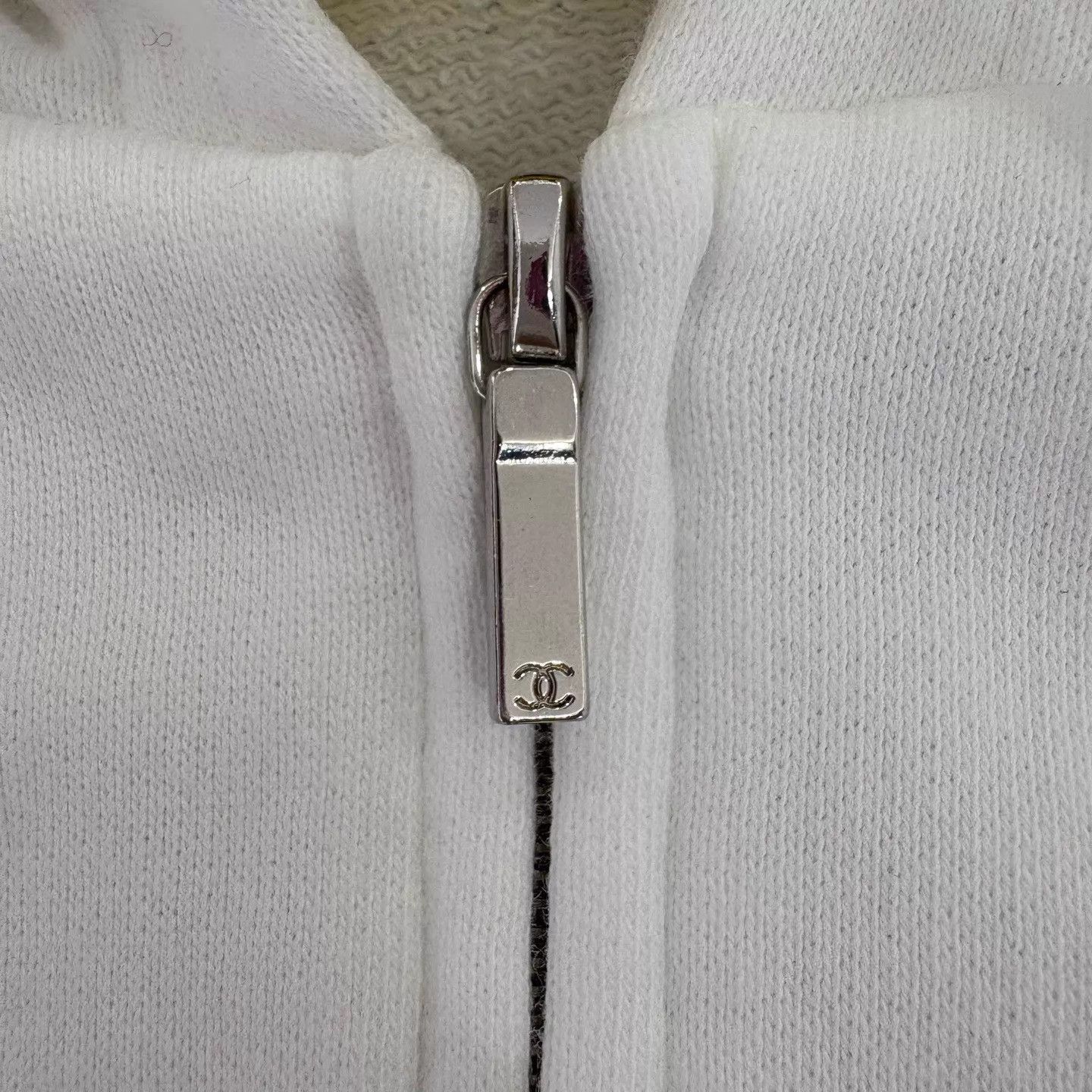 Chanel White Zip-Up Hoodie Size S Size US S / EU 44-46 / 1 - 8 Thumbnail