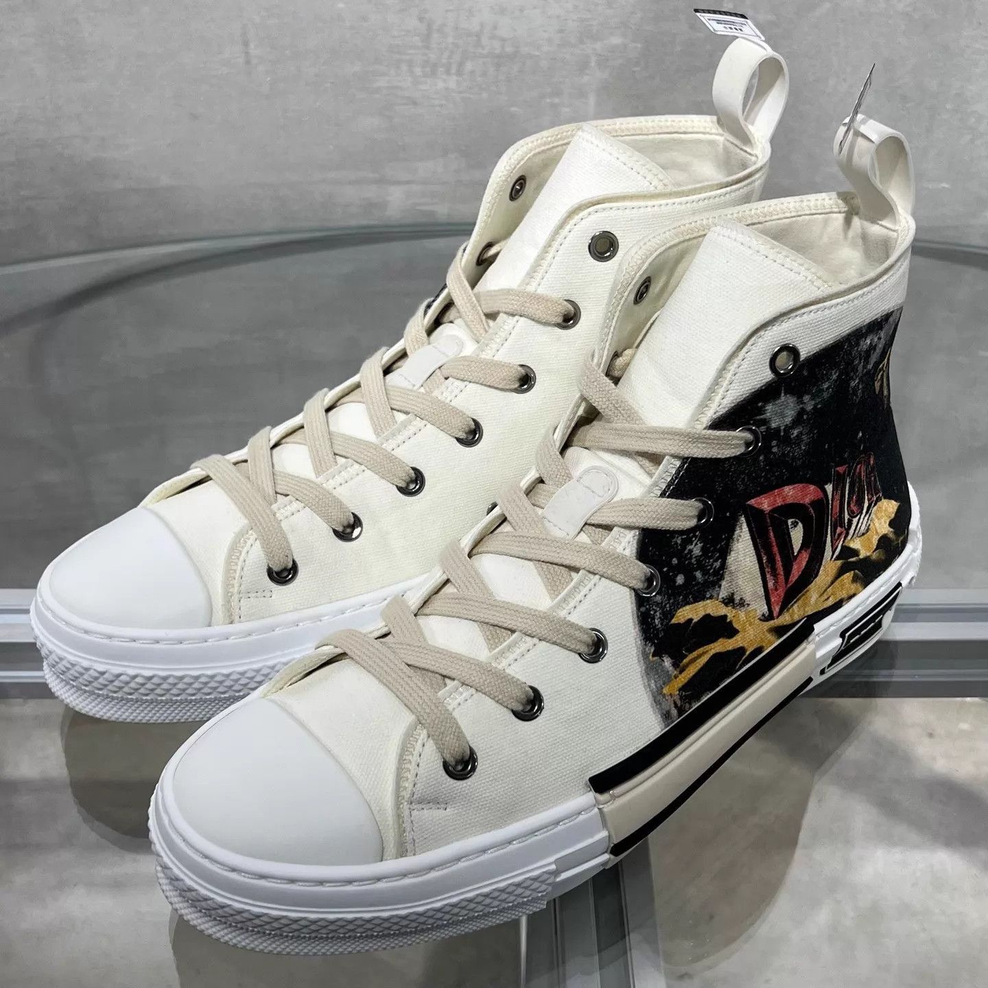 Dior White High-Top Sneakers Size 8.5 Size US 8.5 / EU 41-42 - 2 Thumbnail