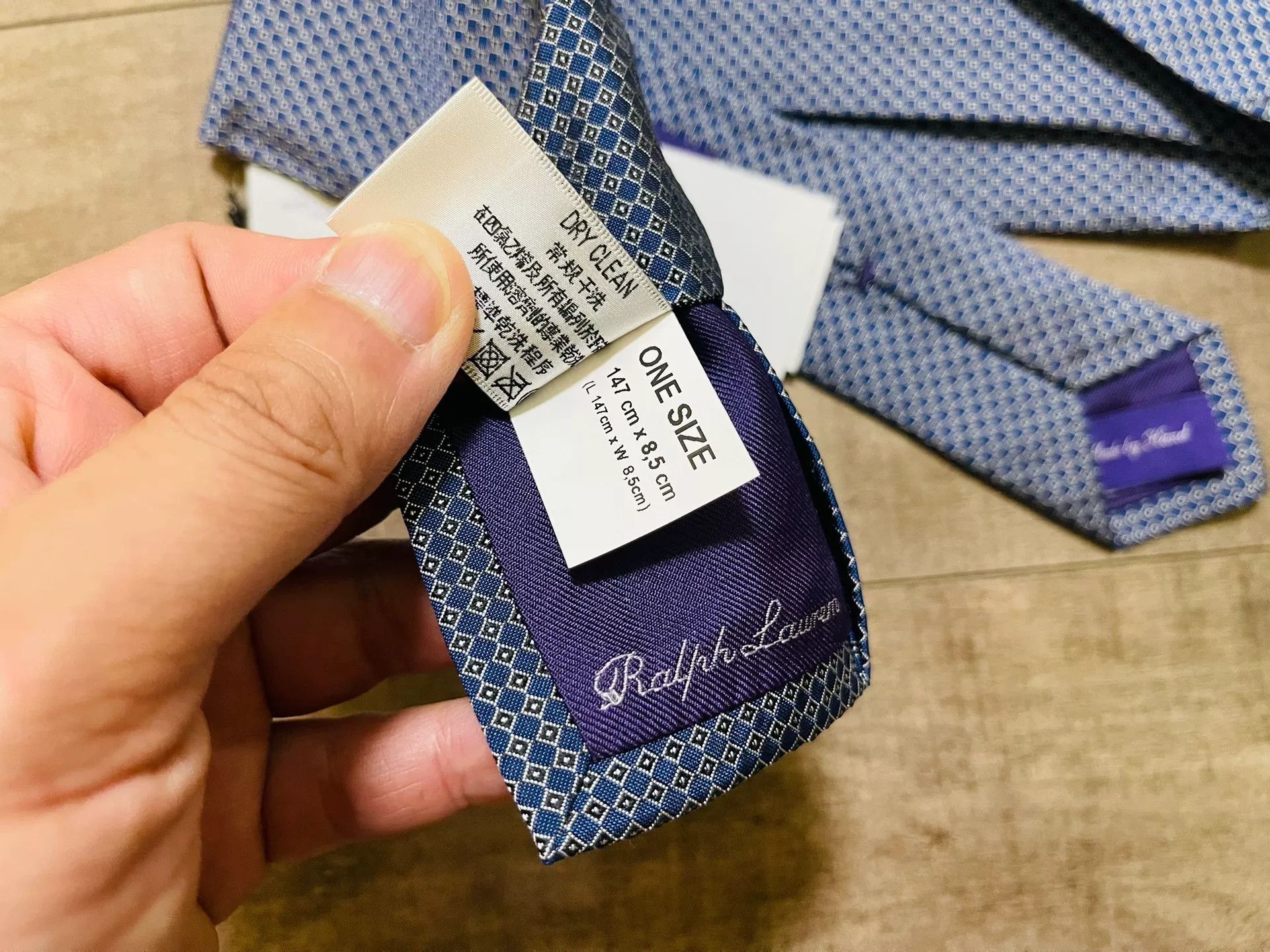 Ralph Lauren Purple Label Ralph Lauren Purple Label Silk Embroidered Tie Size ONE SIZE - 4 Thumbnail