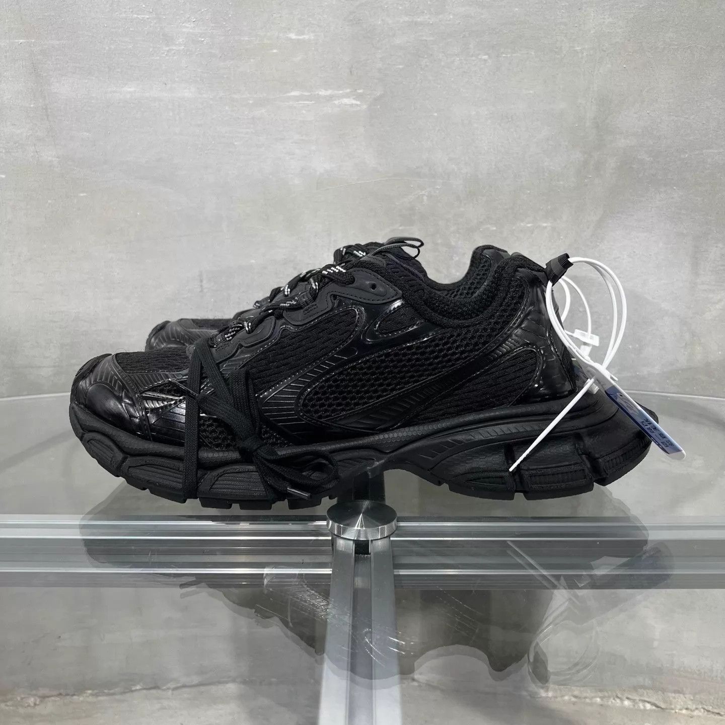 Balenciaga Black High-Top Sneakers Size 12 Size US 12 / EU 45 - 3 Thumbnail