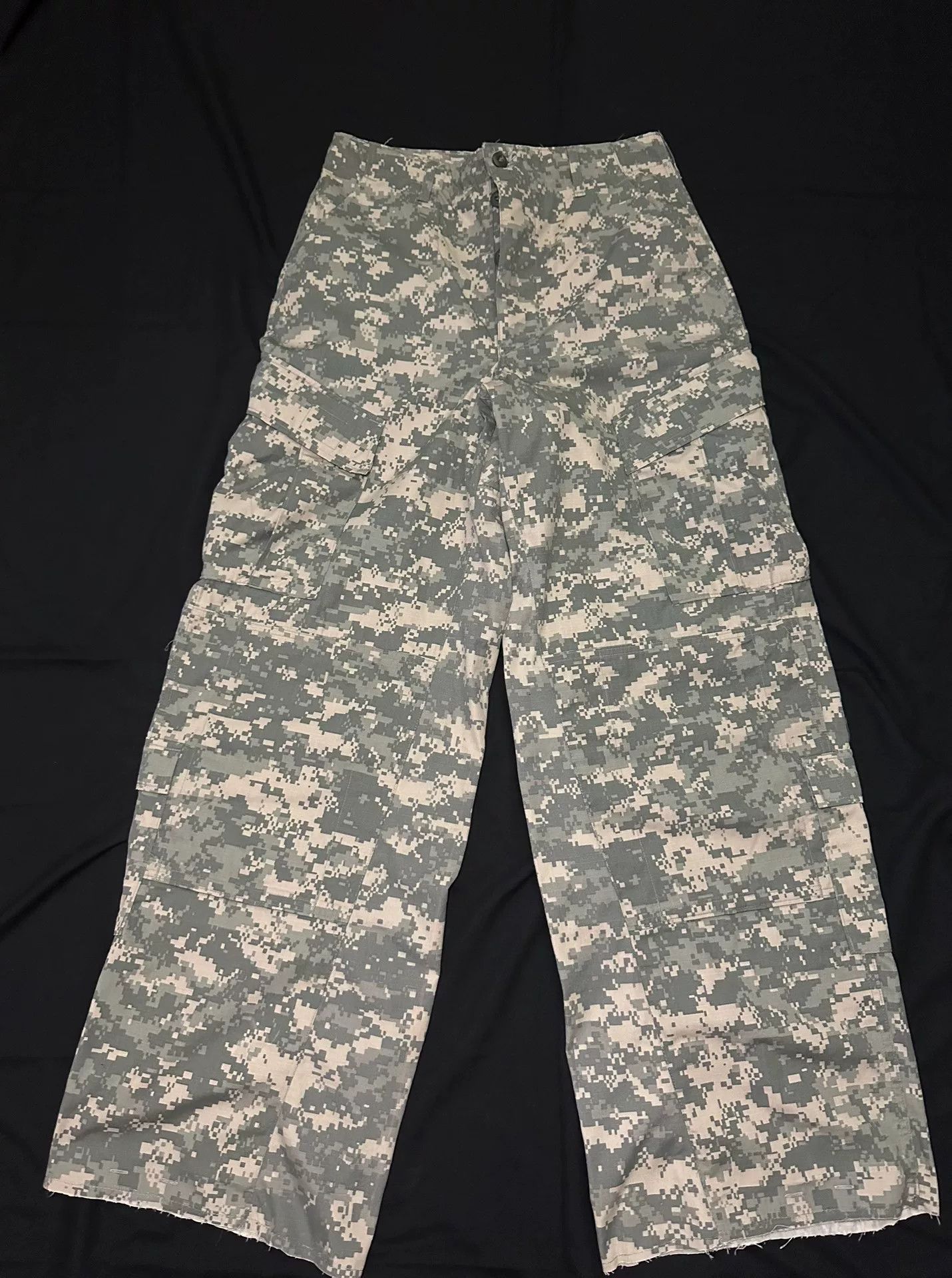 Vintage Vintage Digital Camo Wide-Leg Remake Pants Size US 31 - 3 Thumbnail