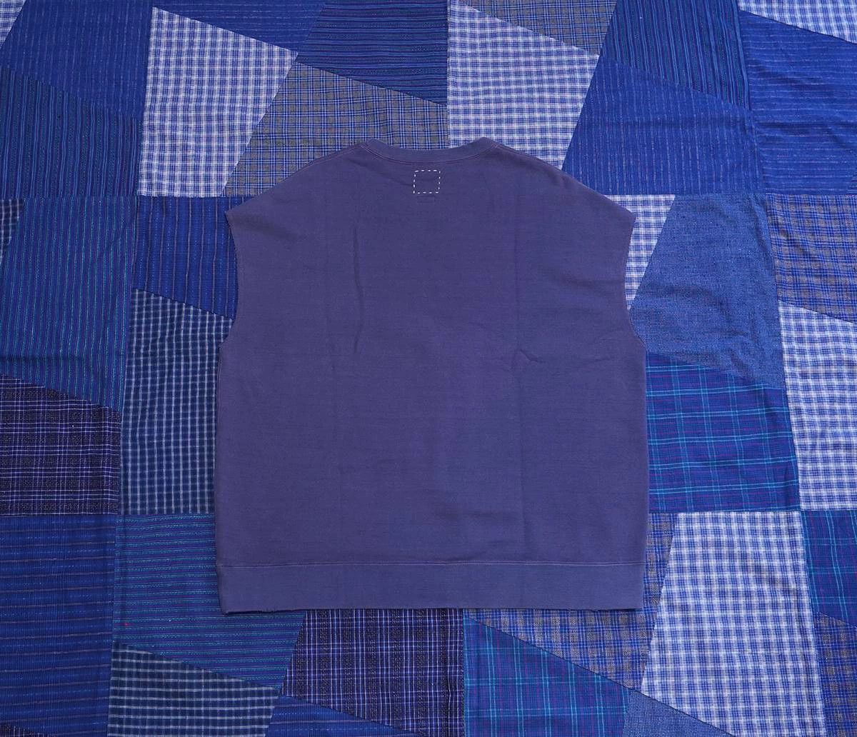 Visvim Blue Sleeveless Casual Top Size US L / EU 52-54 / 3 - 3 Thumbnail