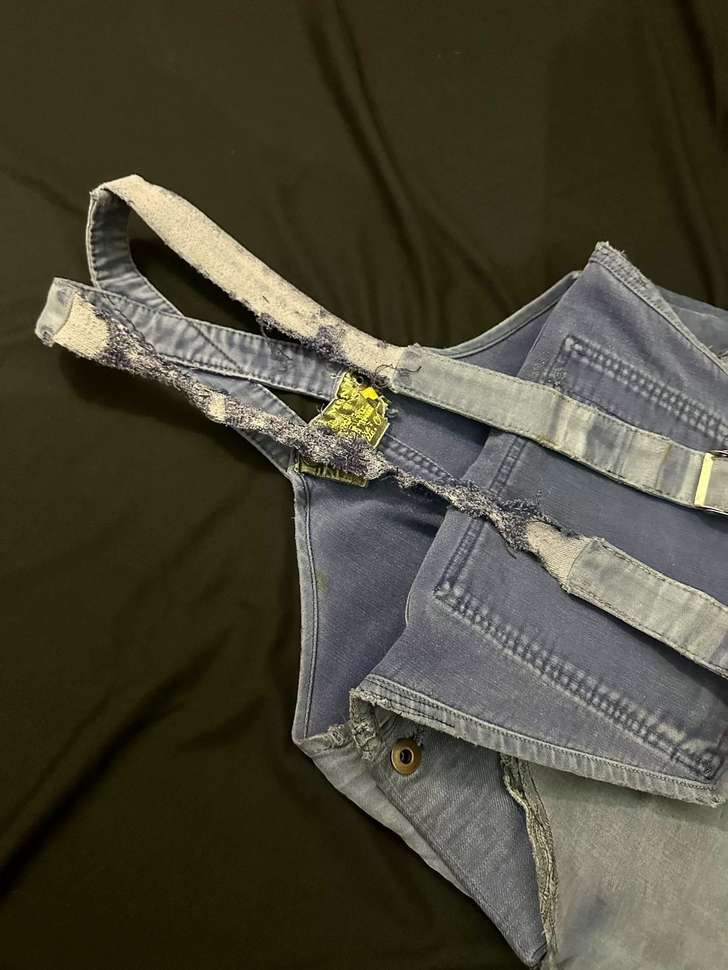 Vintage Vintage French Moleskin Workwear Overalls Size US 31 - 5 Thumbnail