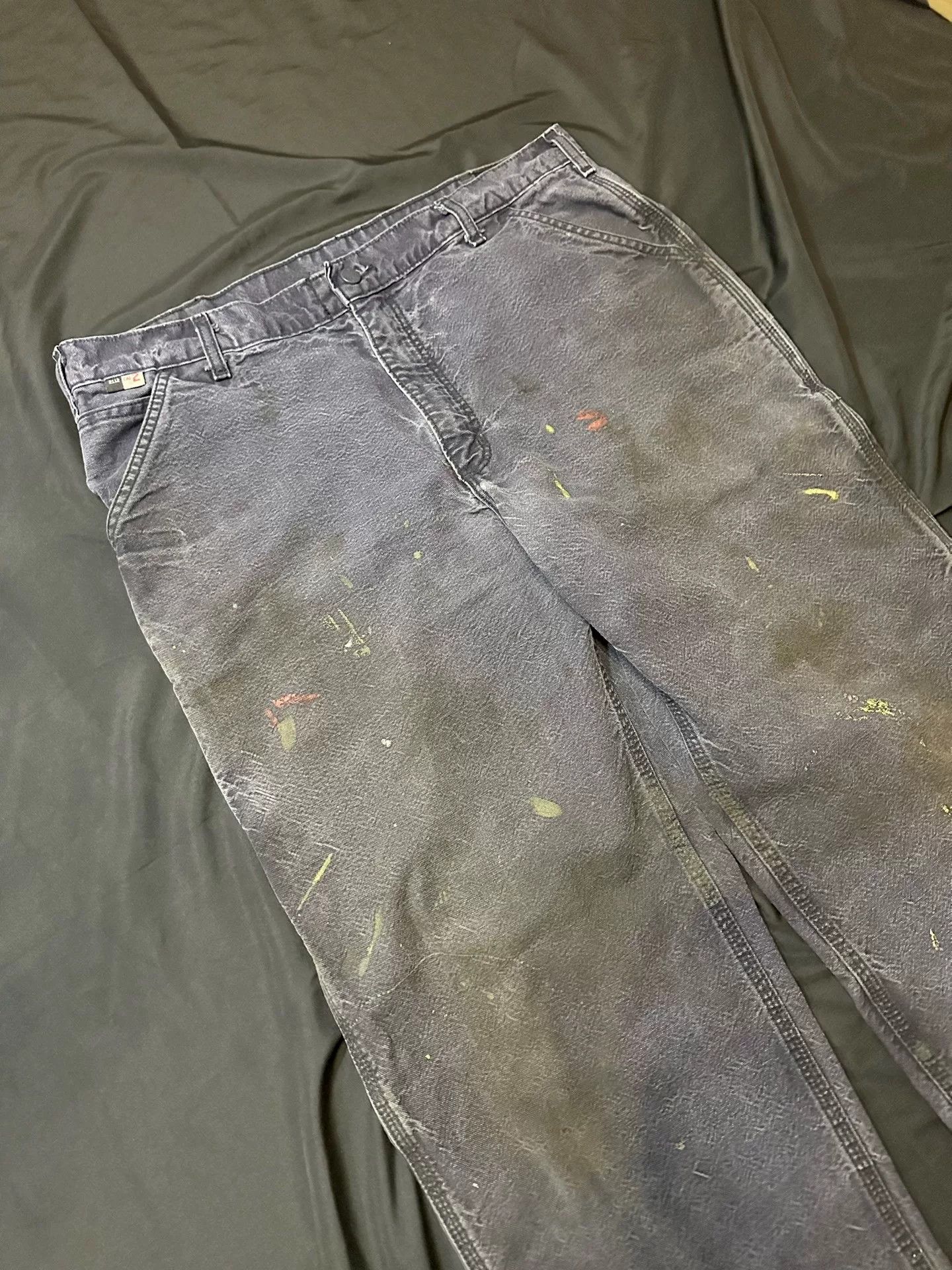 Vintage Vintage 90s Carhartt Boro Patch Jeans Size US 31 - 3 Thumbnail