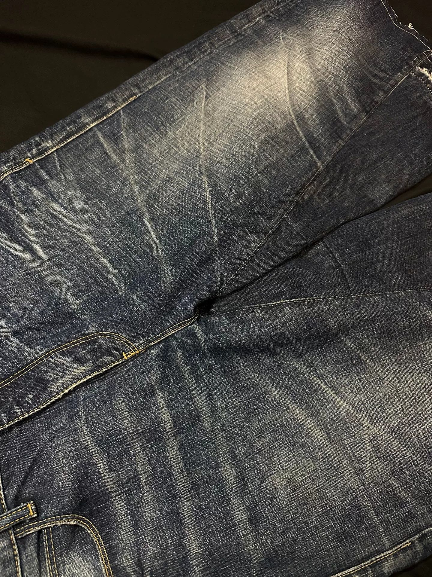 Vintage Vintage 90s Distressed Denim Shorts Size US 31 - 4 Thumbnail